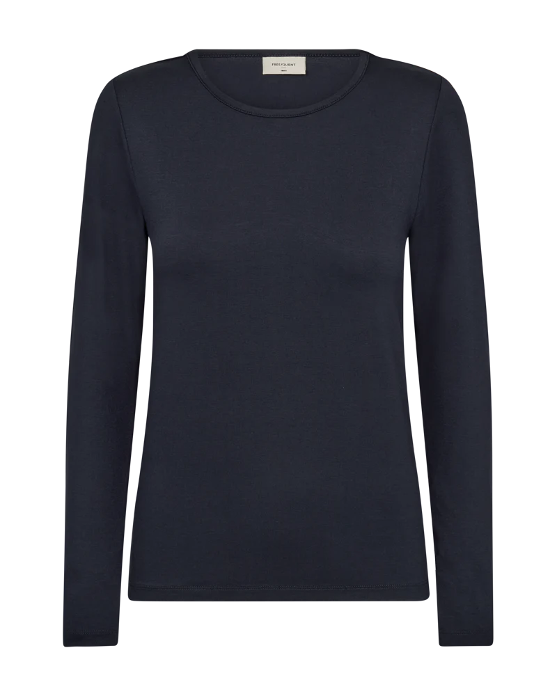 FQLIANA – LANGÄRMLIGES T-SHIRT - BLAU