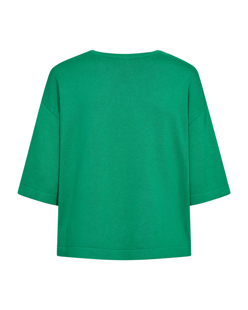 FQCONNY – FEINSTRICK-PULLOVER - GRÜN