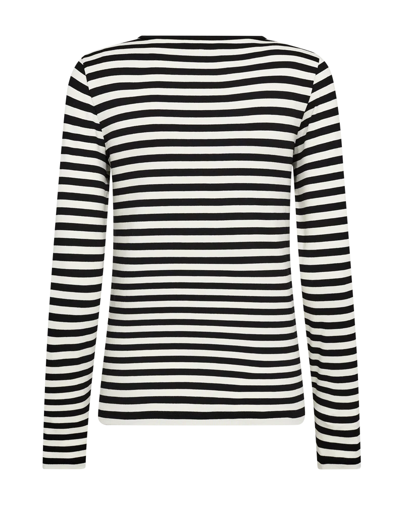 FQLIANA – LANGÄRMLIGES T-SHIRT - SCHWARZ