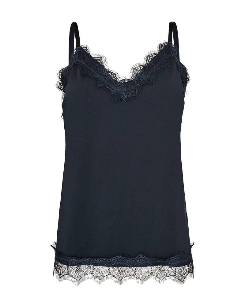 FQBICCO - SPITZENTOP - BLAU