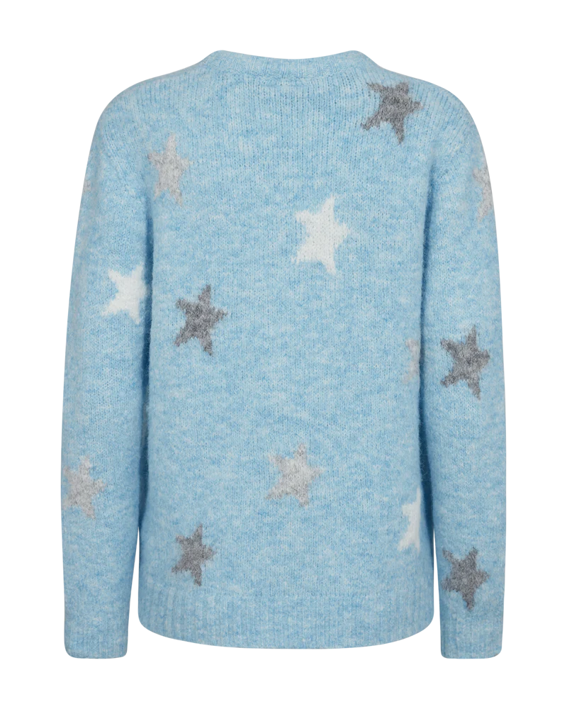 FQLOUISA - PULLOVER - BLAU UND GRAU