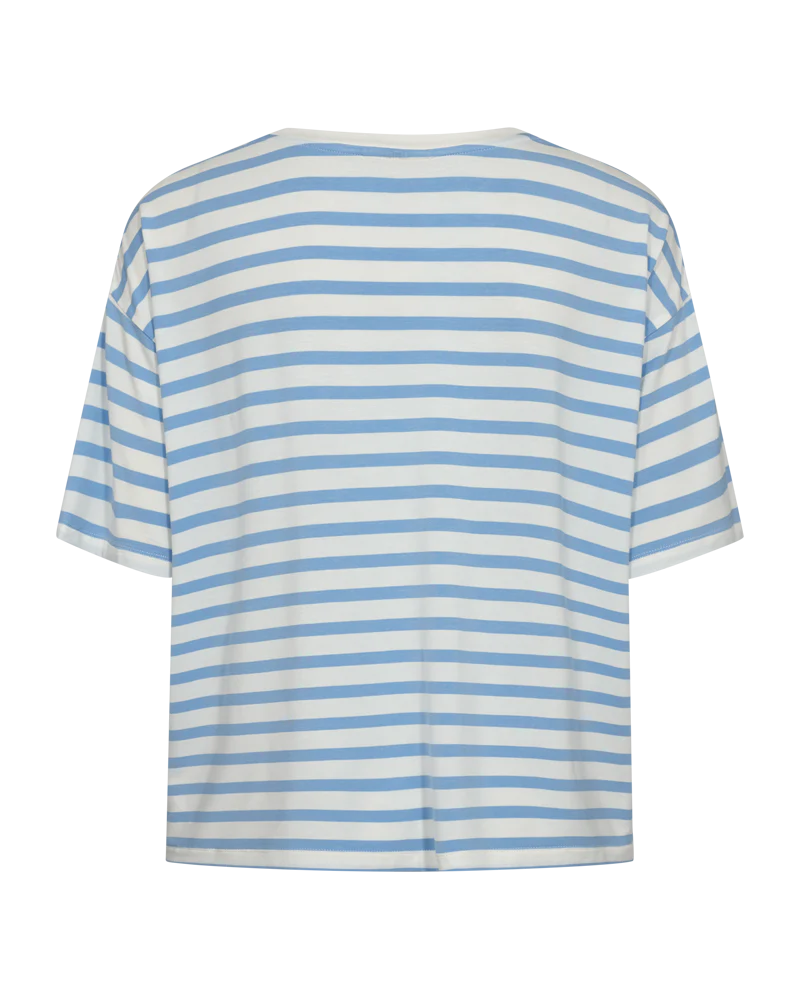 FQPREA - T-SHIRT - WEISS UND BLAU