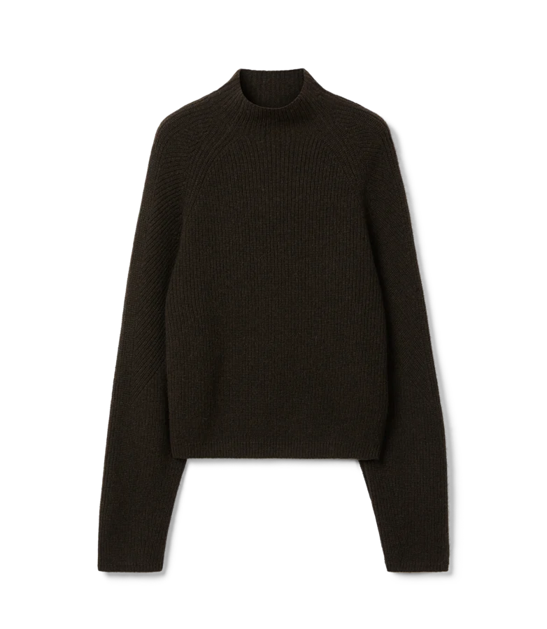 Trail turtleneck merino knit