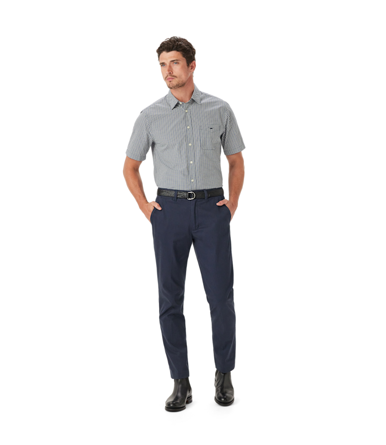 Classic poplin check shirt