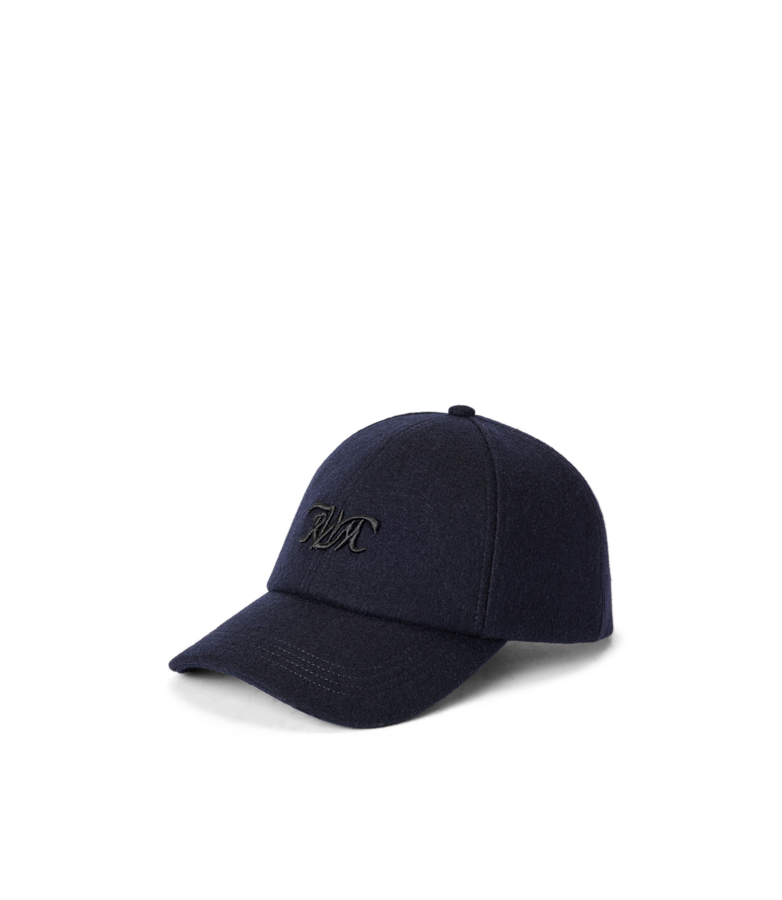 Cursive logo wool cap