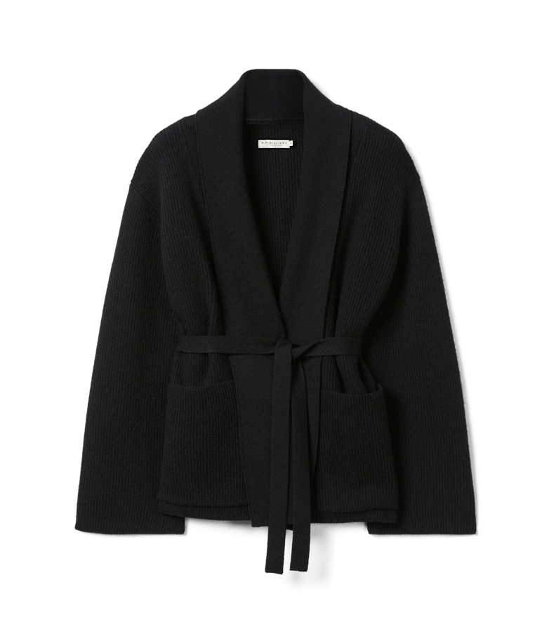 Glenroy rib merino cardigan