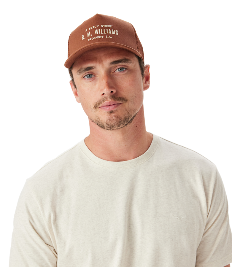 Stencil trucker cap