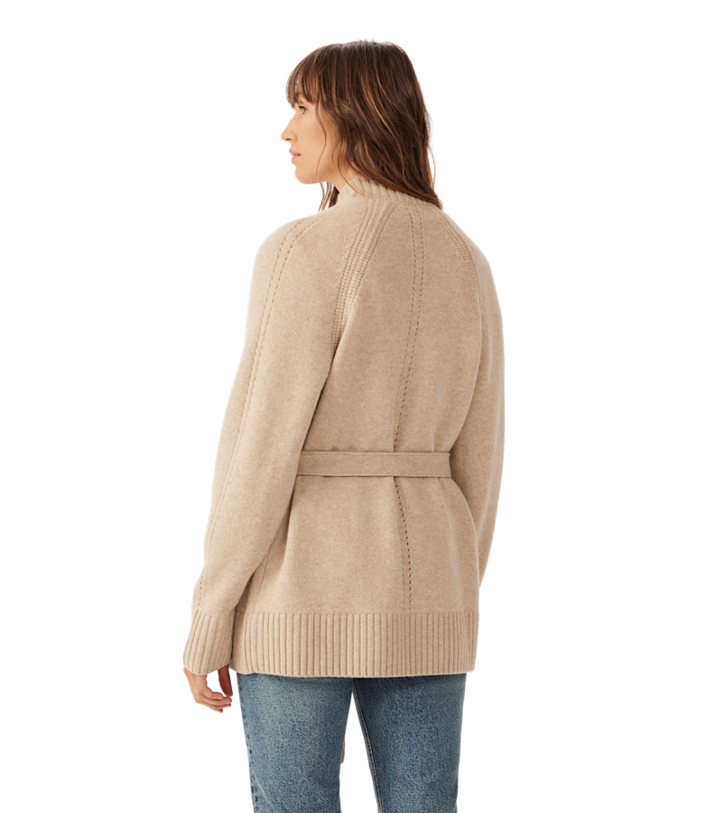 Bermagui wrap merino cardigan