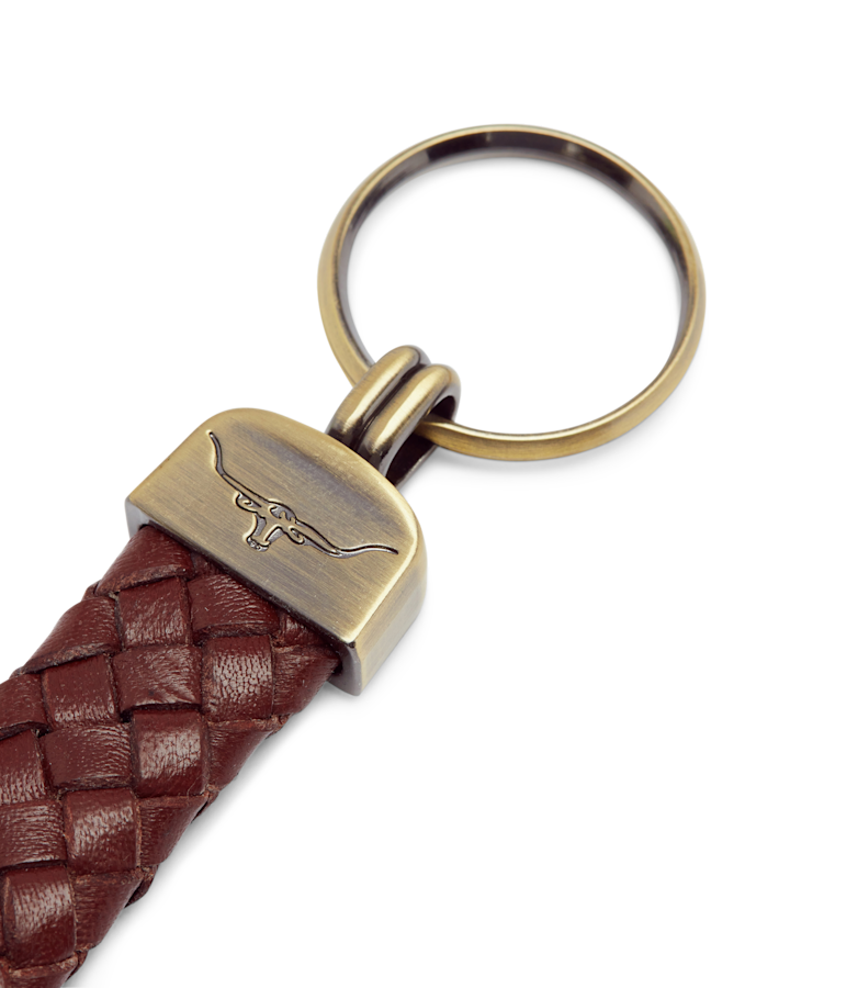 Plaited key ring