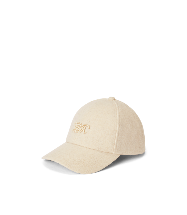 Cursive logo wool cap
