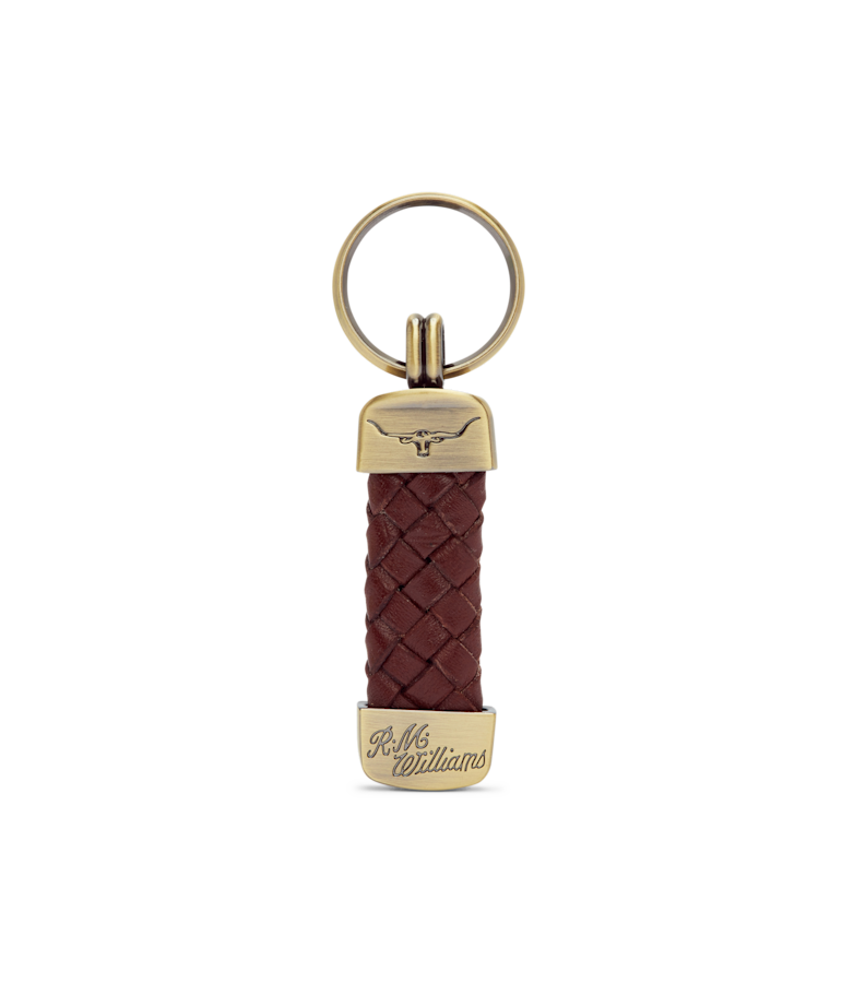 Plaited key ring