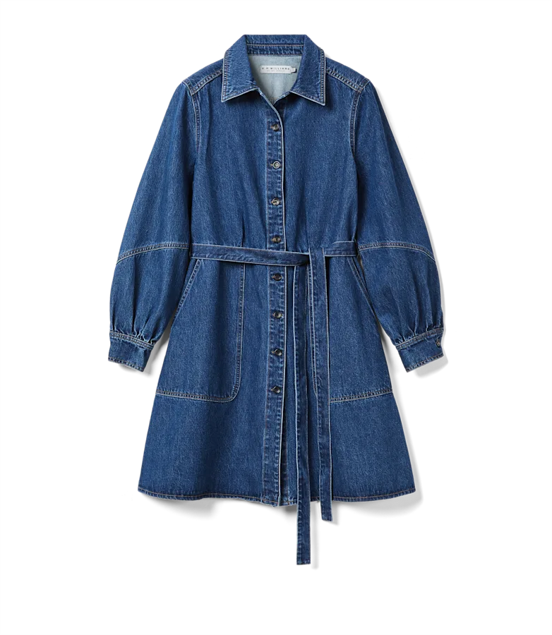 Willowtree denim midi dress