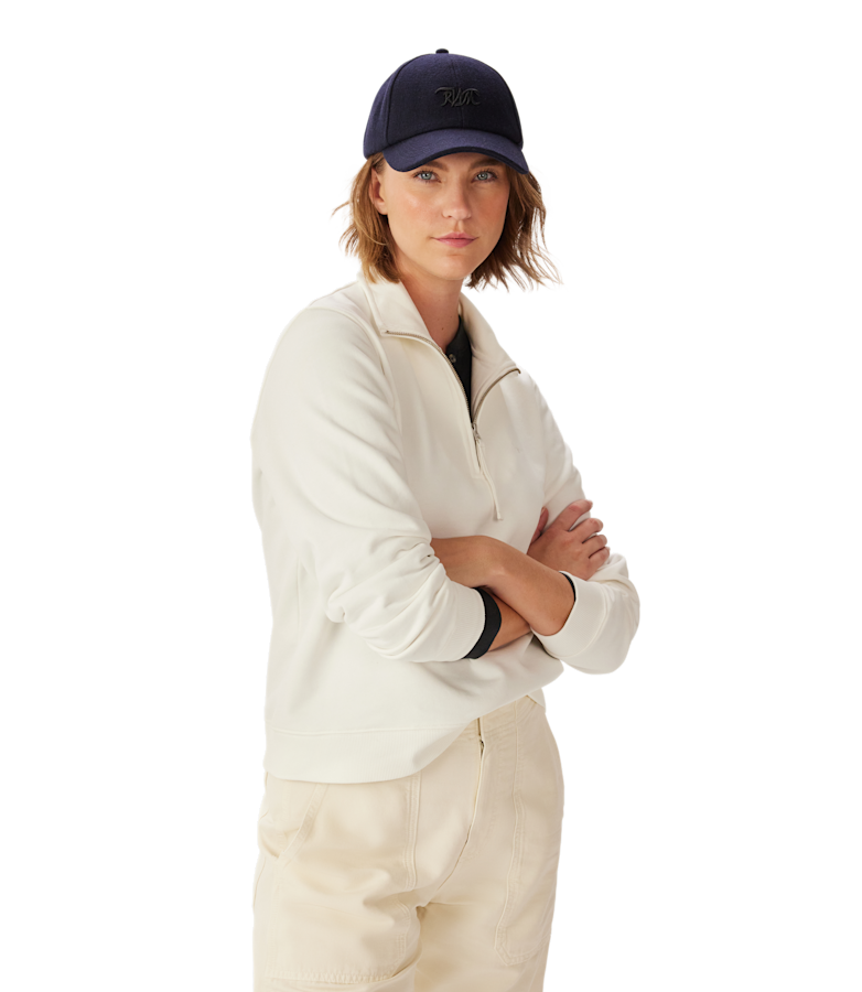 Cursive logo wool cap