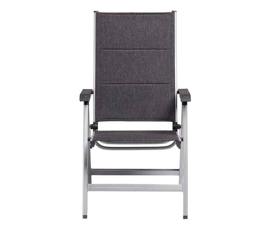 Kettler Basic Plus Padded Multipositionssessel Silber / Anthrazit