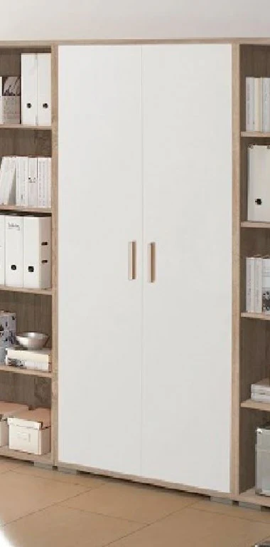 Office Line Aktenschrank 5OH 79 cm Eiche Sonoma / Weiß
