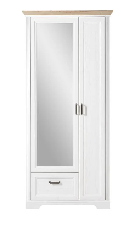 25169 JASMIN Garderobenschrank Pinie hell / Eiche