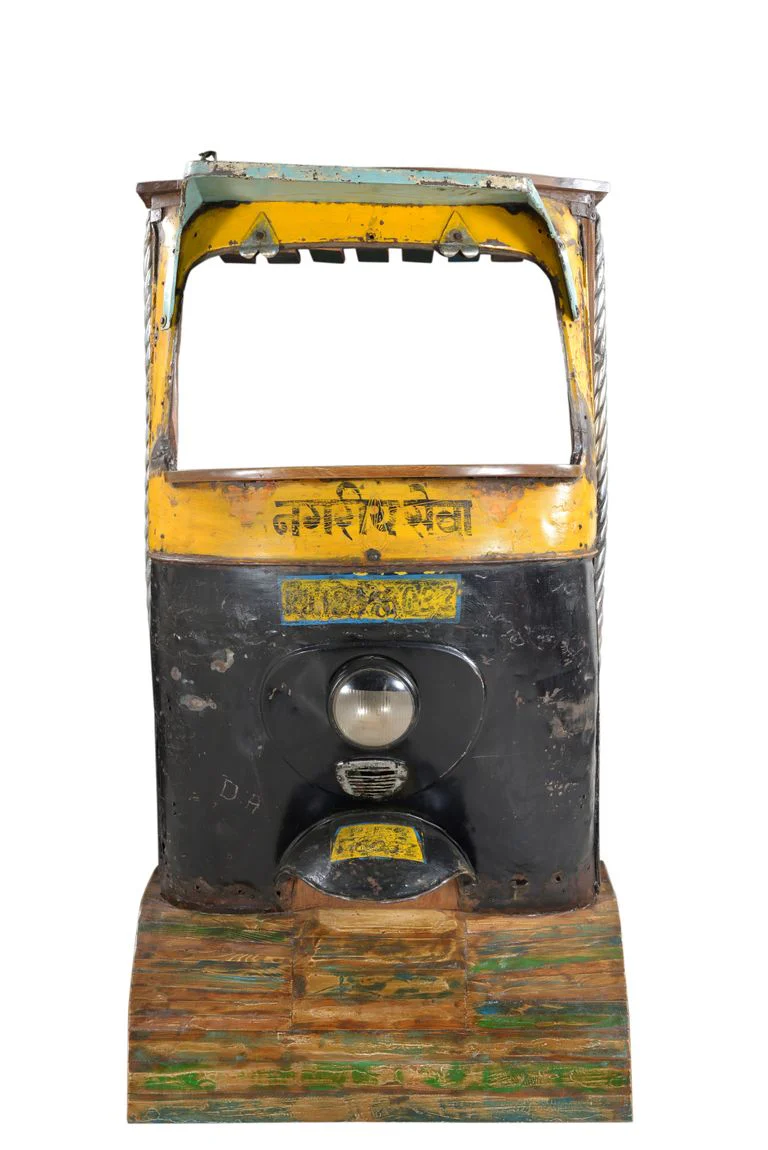 THIS & THAT Barschrank Tuk-Tuk Schwarz-Gelb / Bunt