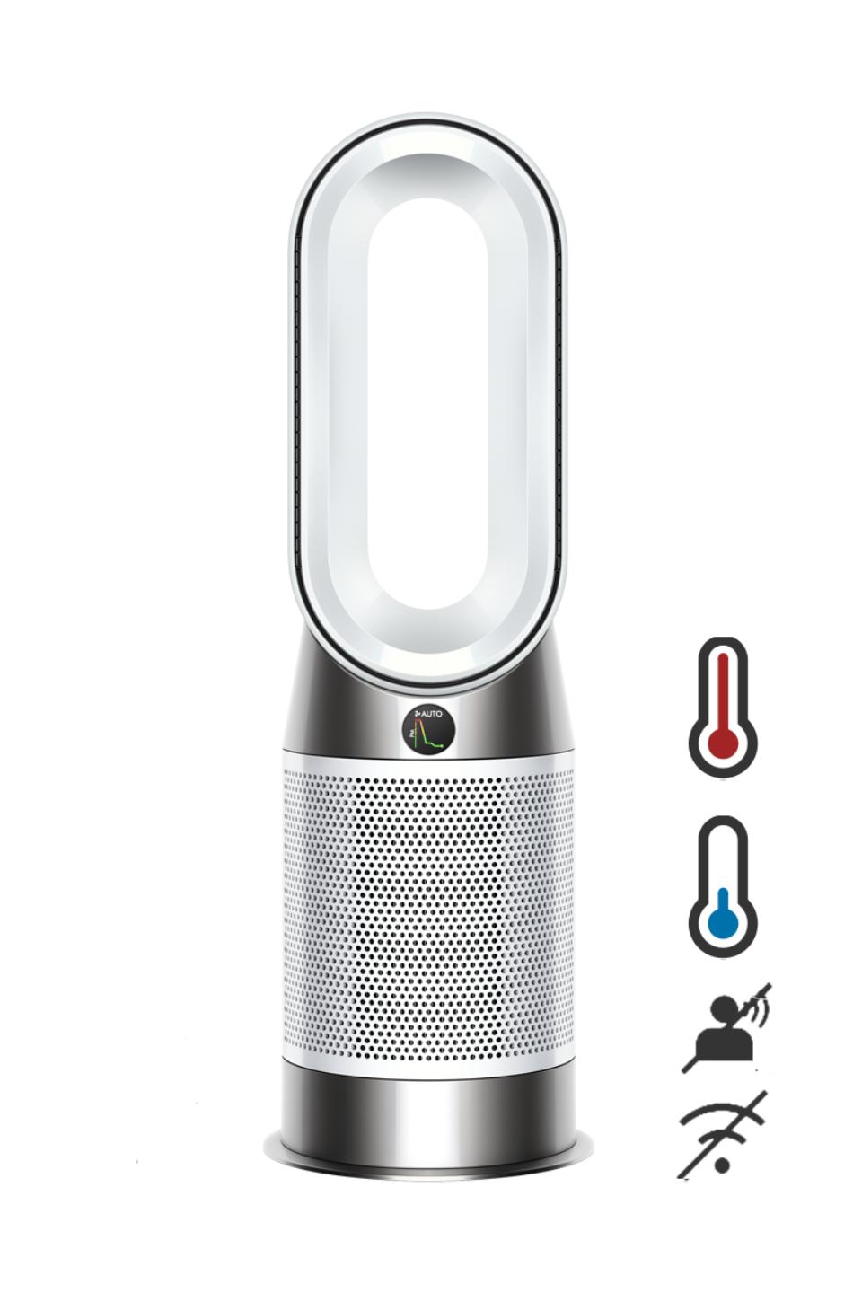 Dyson Purifier Hot+Cool™ Gen1 HP10 Purifying fan heater (White/Nickel)