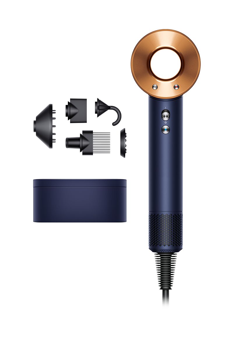 Dyson Supersonic™ hair dryer Prussian blue/rich copper with case