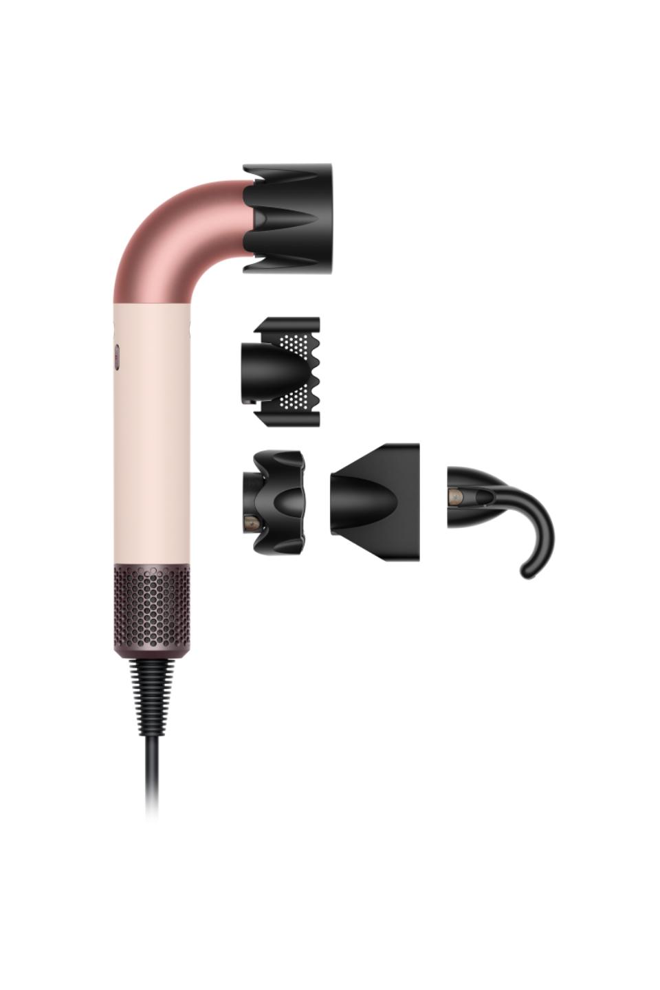 New Dyson Supersonic r™ hair dryer – Straight+Wavy (Ceramic Pink/Rose Gold)