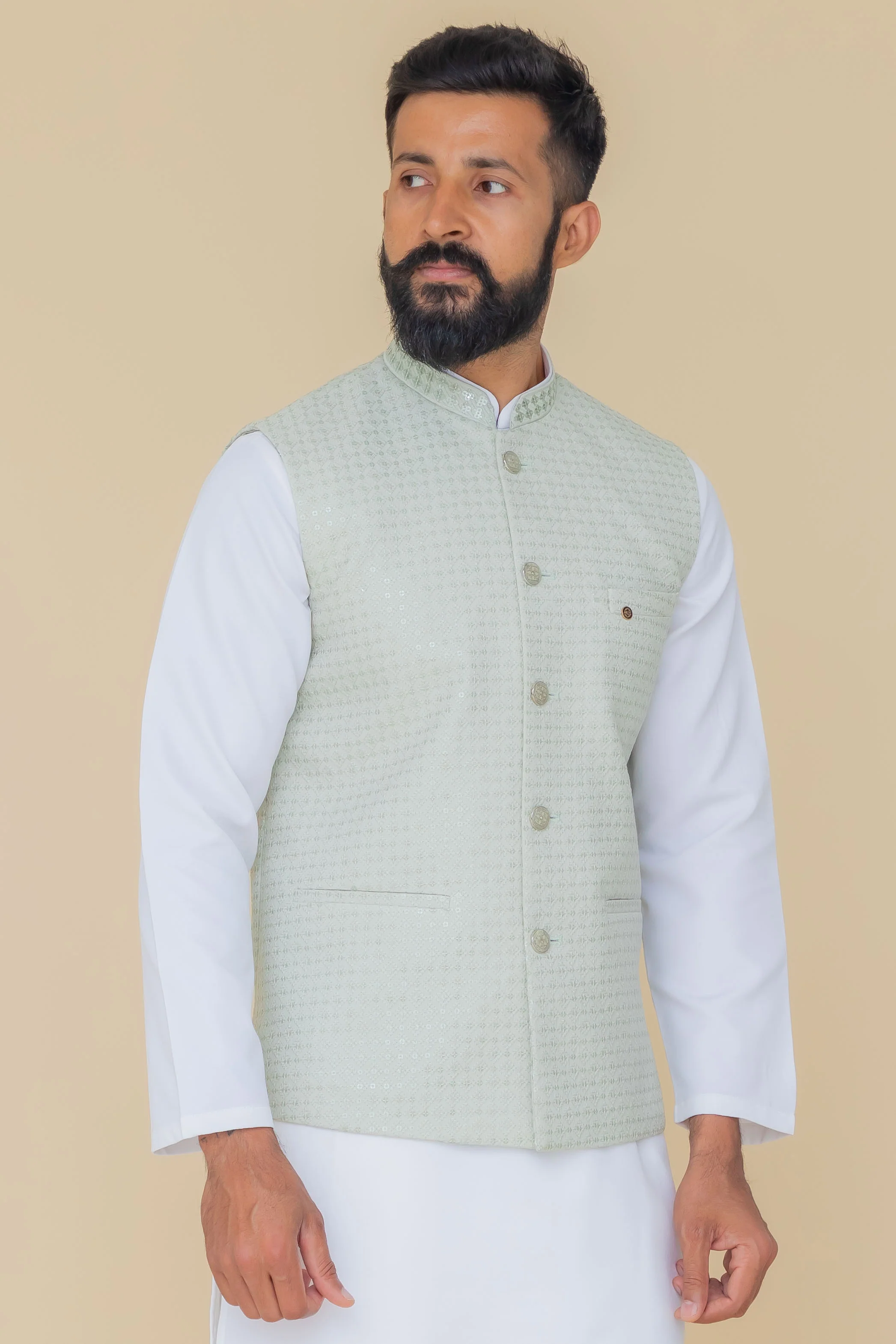 MLS EMBROIDERED JAWAHAR JACKET