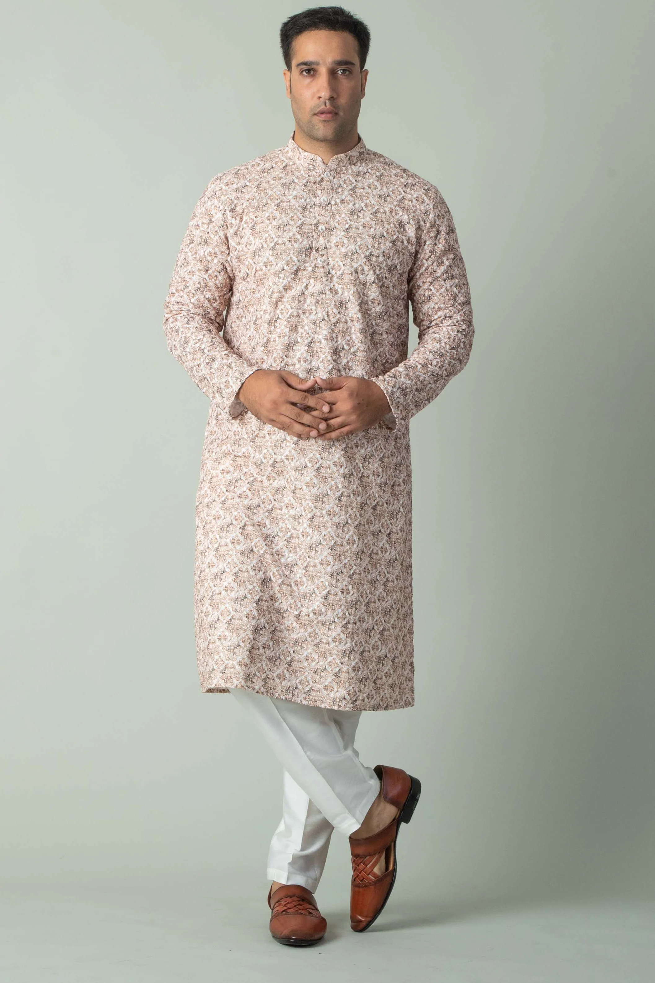 MLS PRINTED KURTA PAJAMA