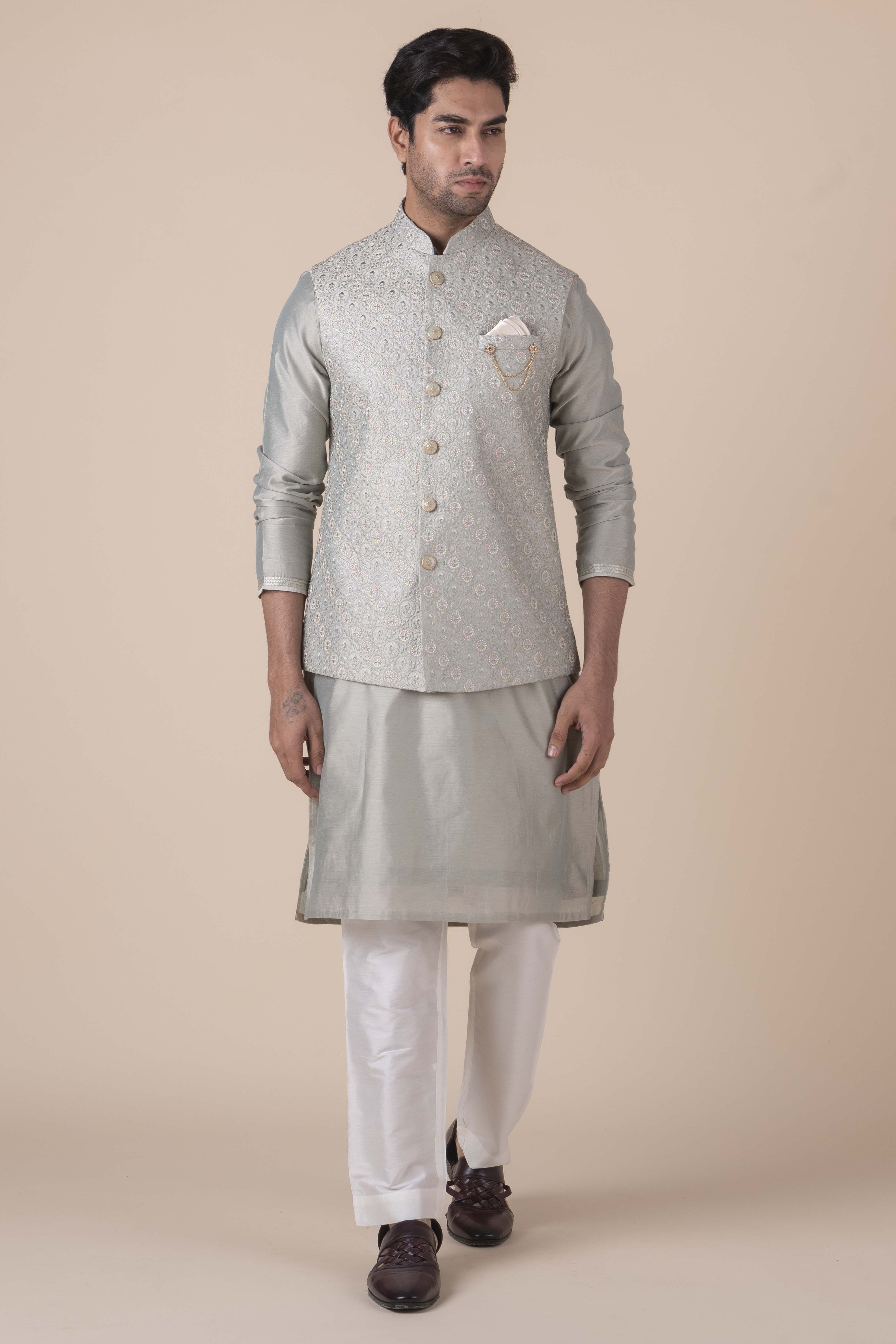 MLS KURTA JAWAHAR SET