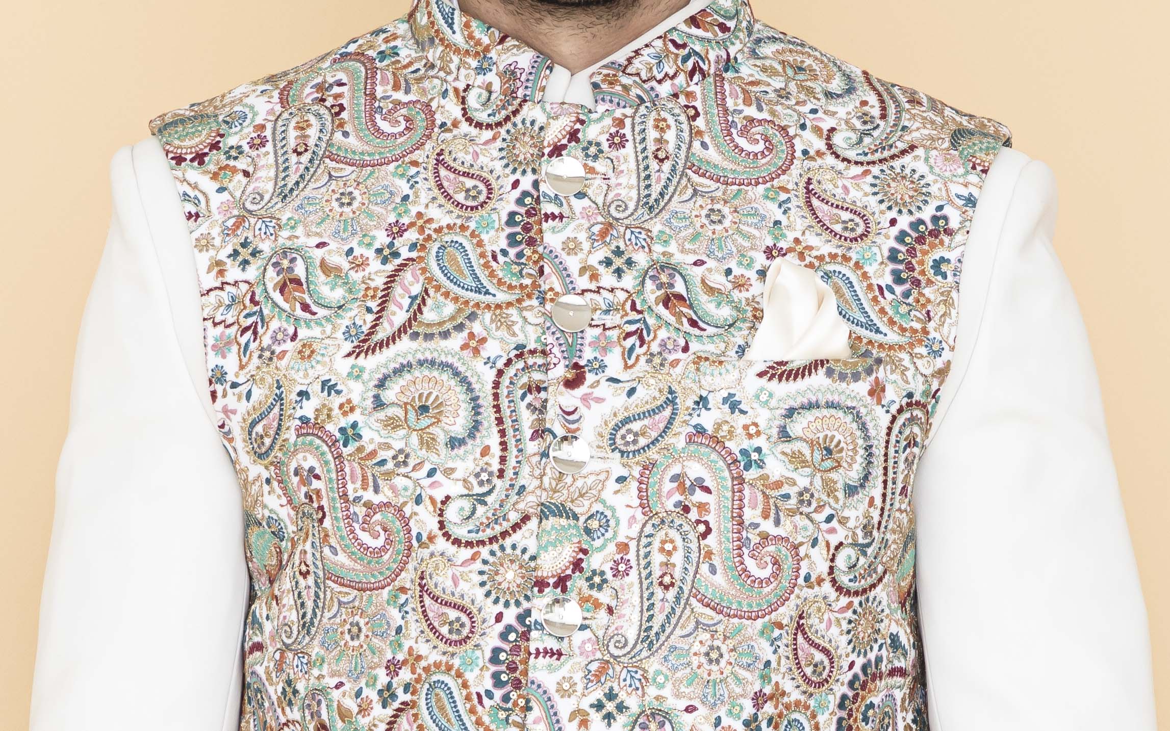 MLS JODHPURI SUIT 3 PCS