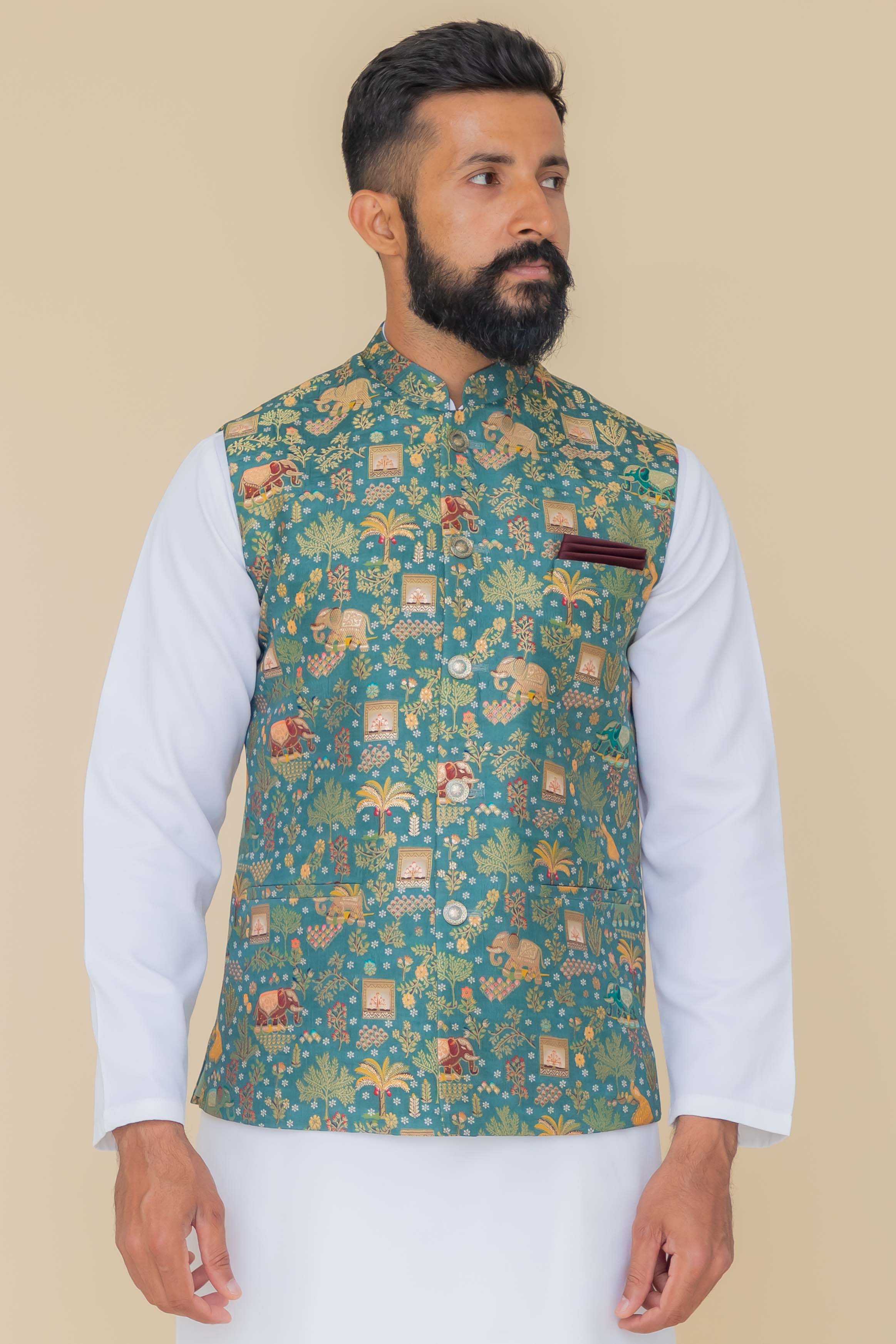 MLS PRINTED JAWAHAR JACKET