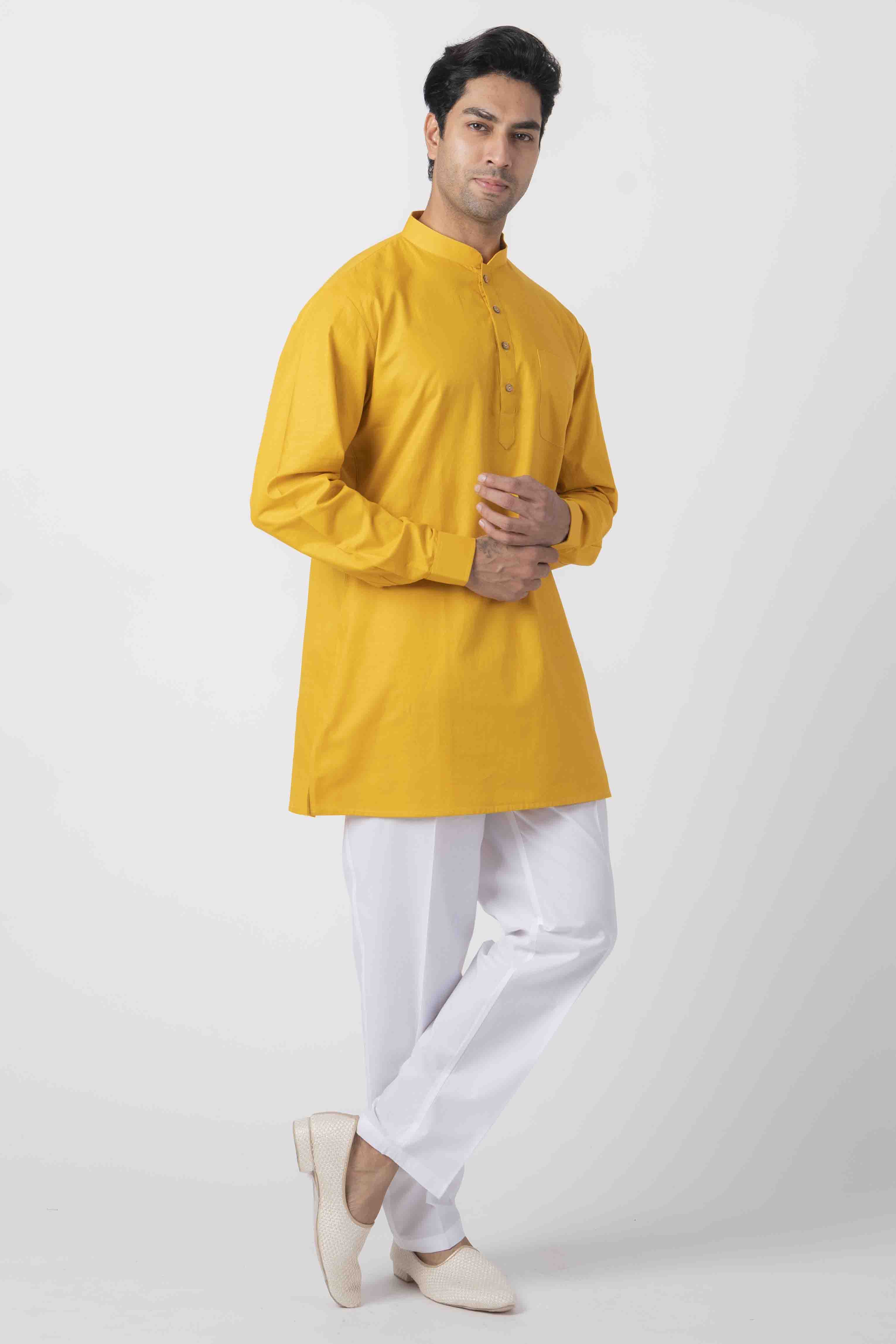 MLS COTTON KURTA ( MID LENGTH)