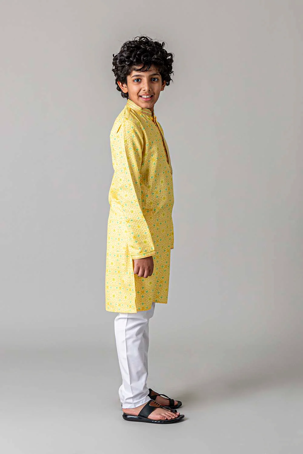MLS KIDS PRINTED KURTA PAJAMA