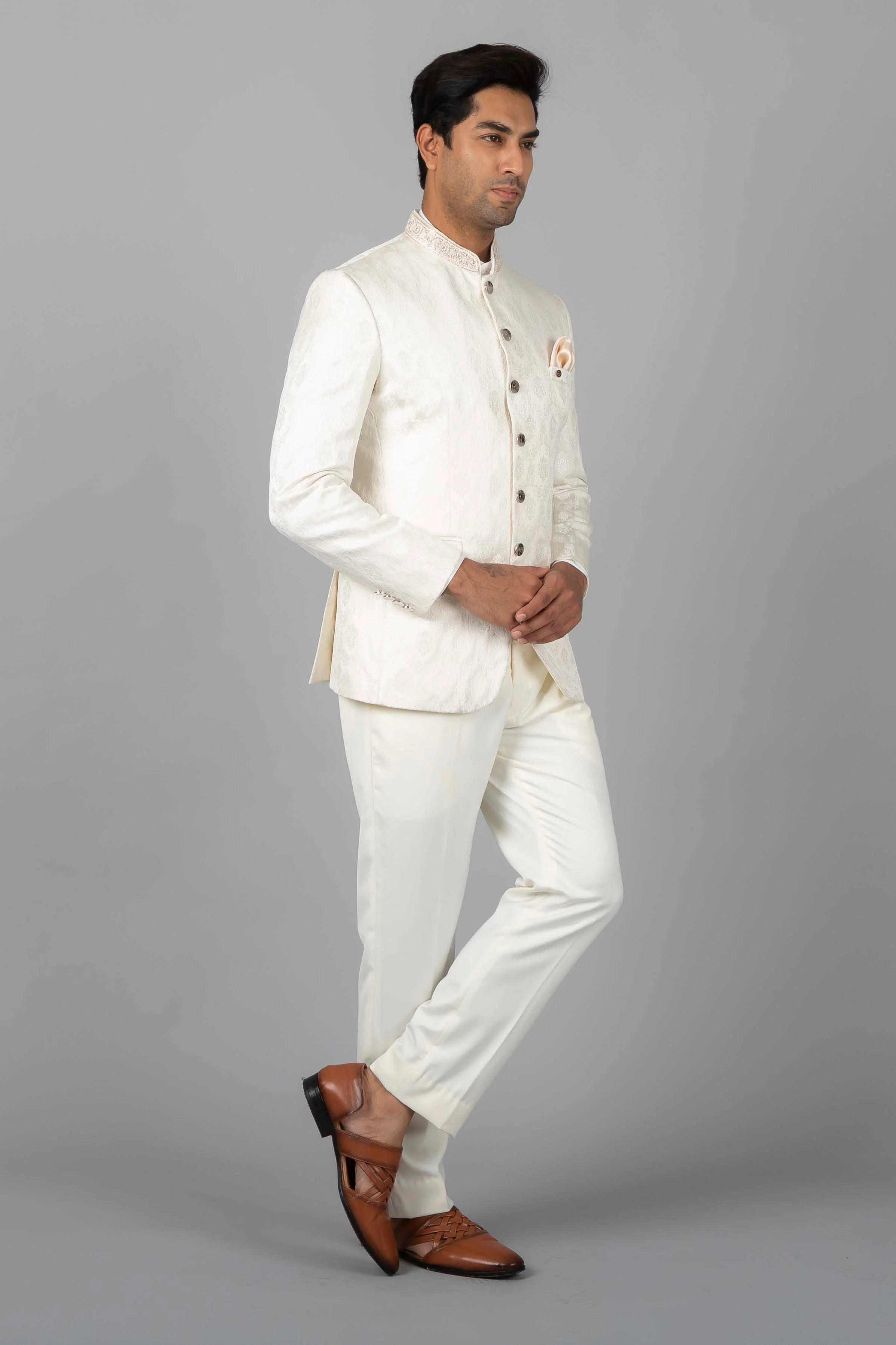 MLS PRINTED JODHPURI SUIT
