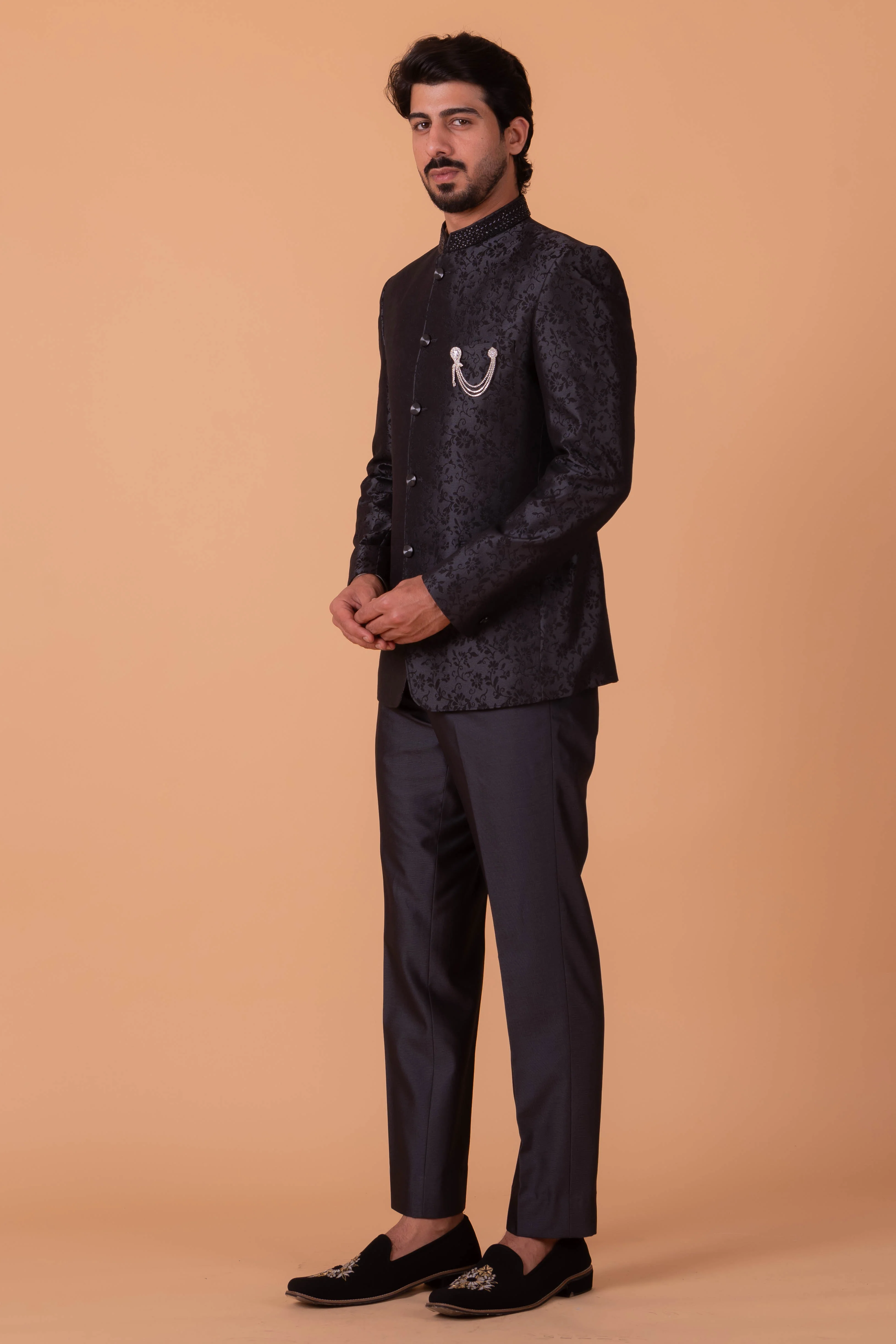 MLS PRINTED JODHPURI SUIT