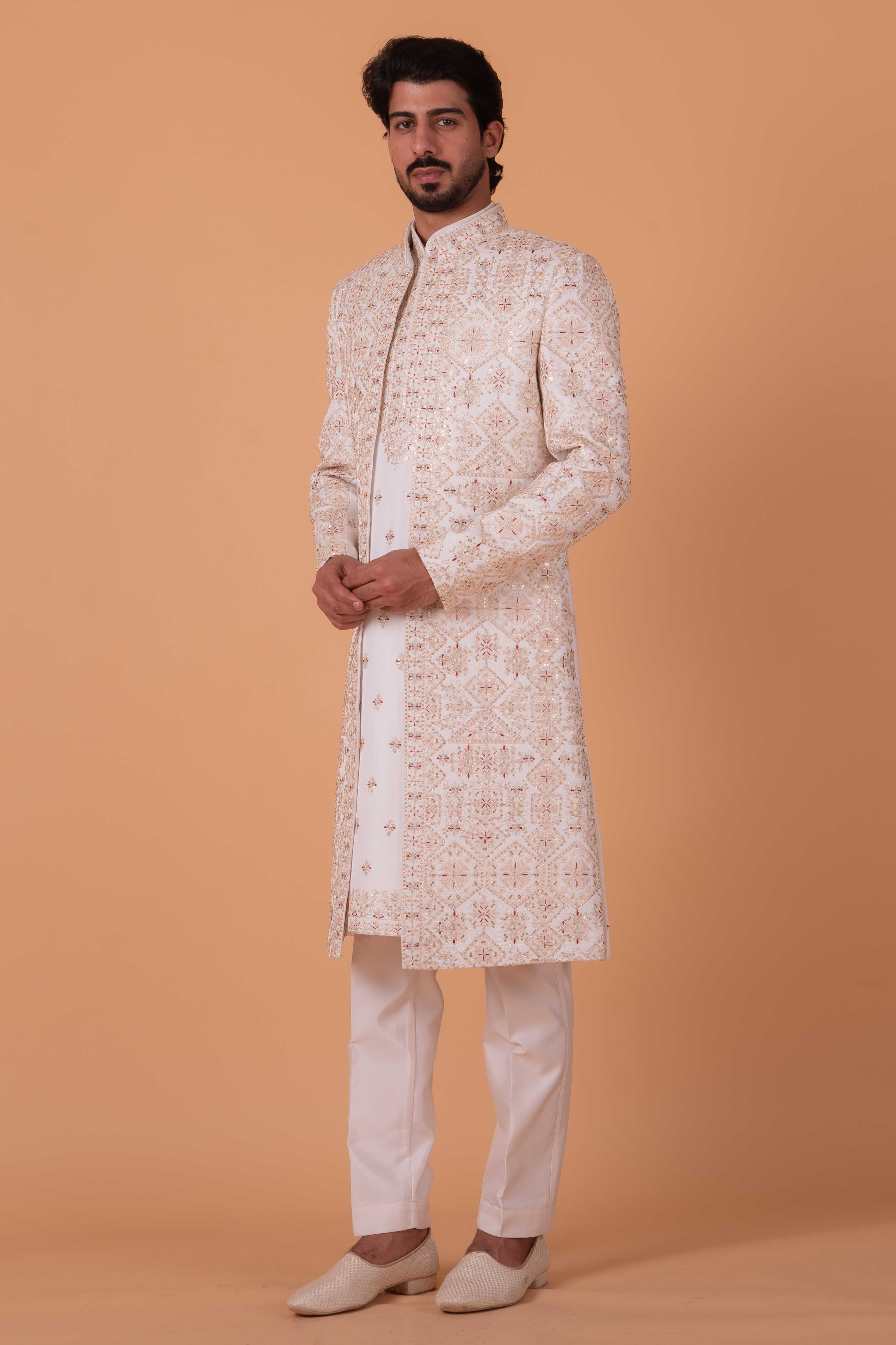 MLS SHERWANI 3PCS