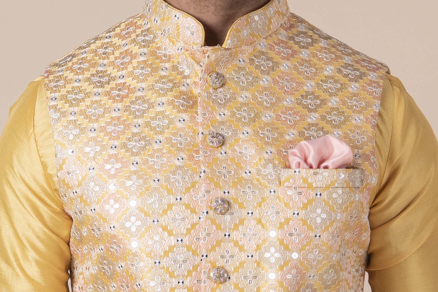 MLS KURTA JAWAHAR SET