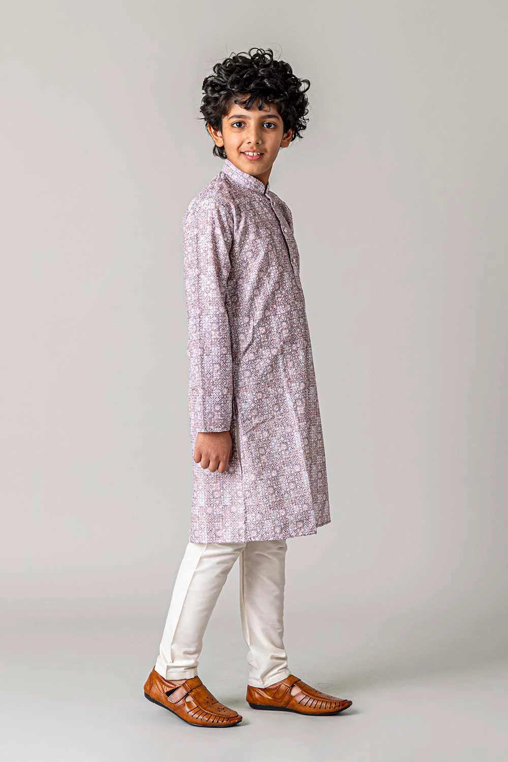 MLS KIDS PRINTED KURTA PAJAMA
