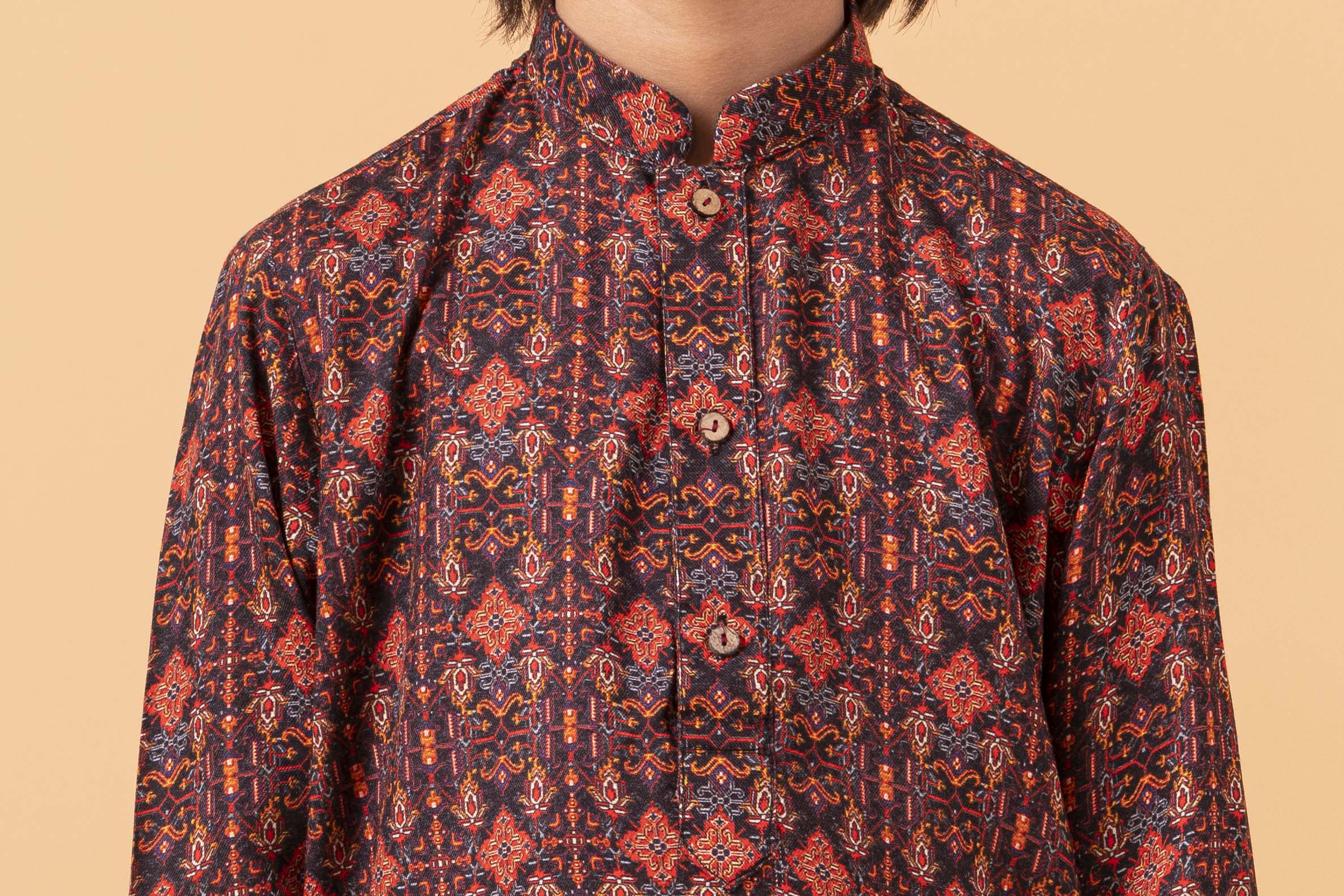 MLS KIDS KURTA PAJAMA PRINT