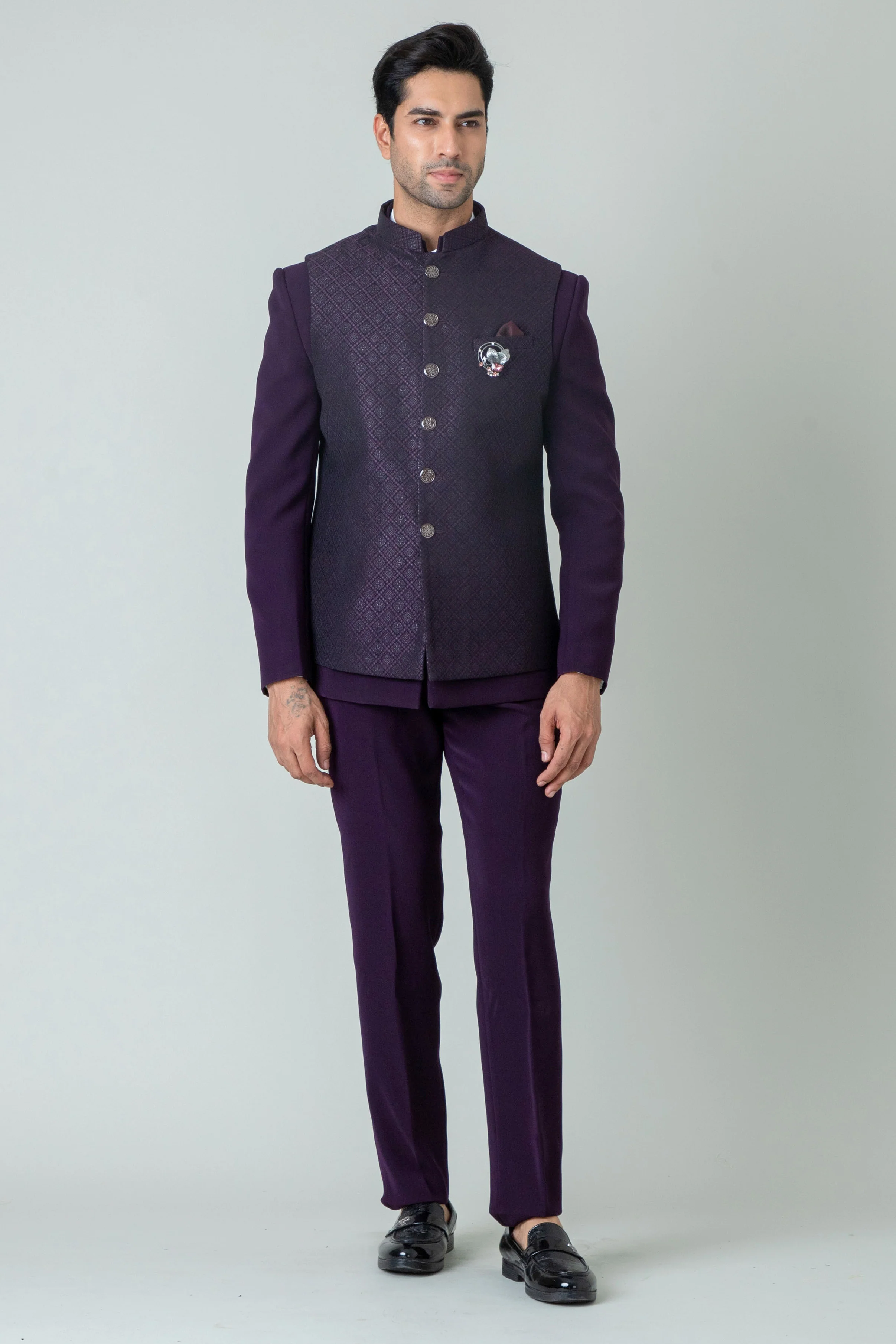 MLS  JODHPURI SUIT 3PCS