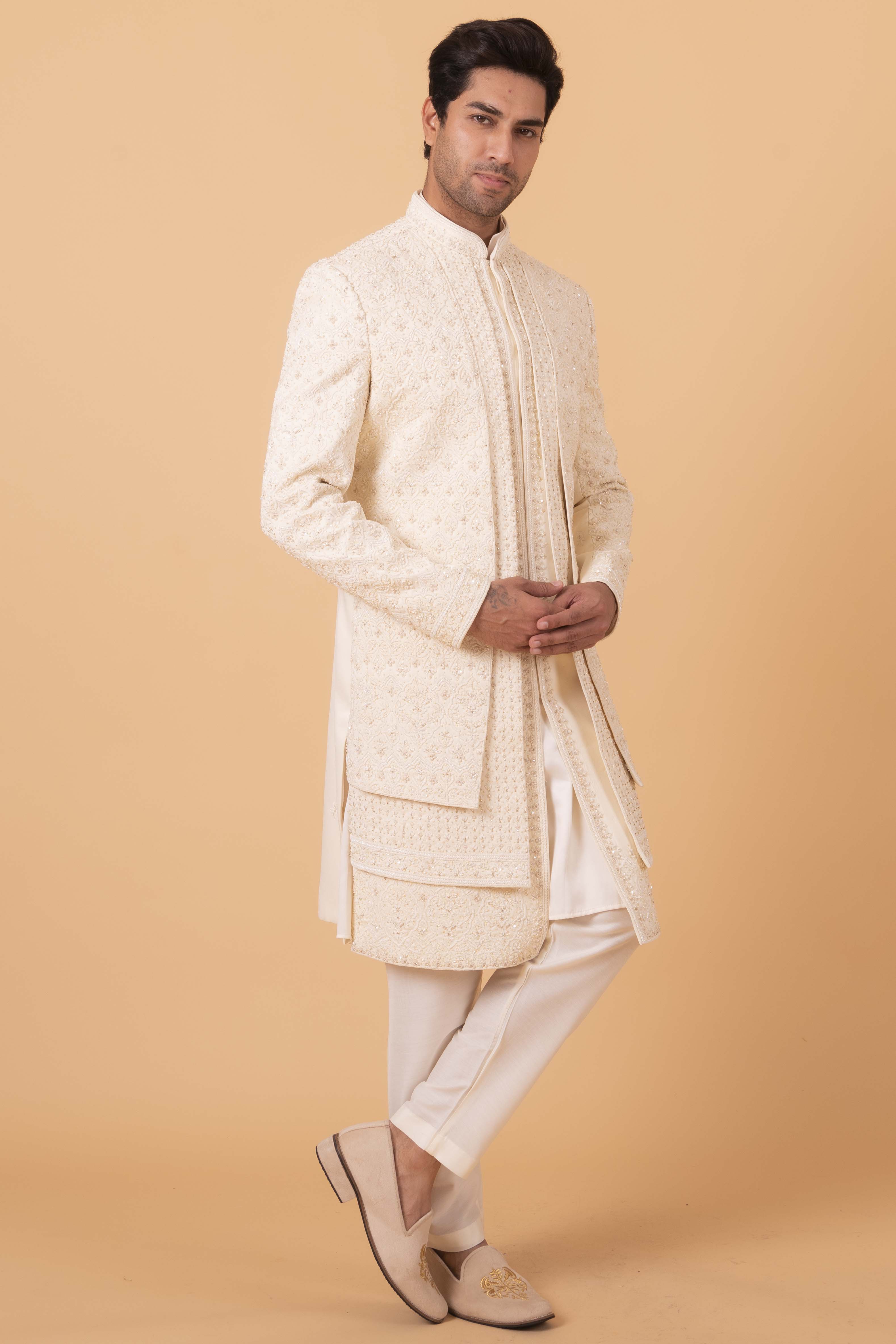 MLS SHERWANI 3PCS