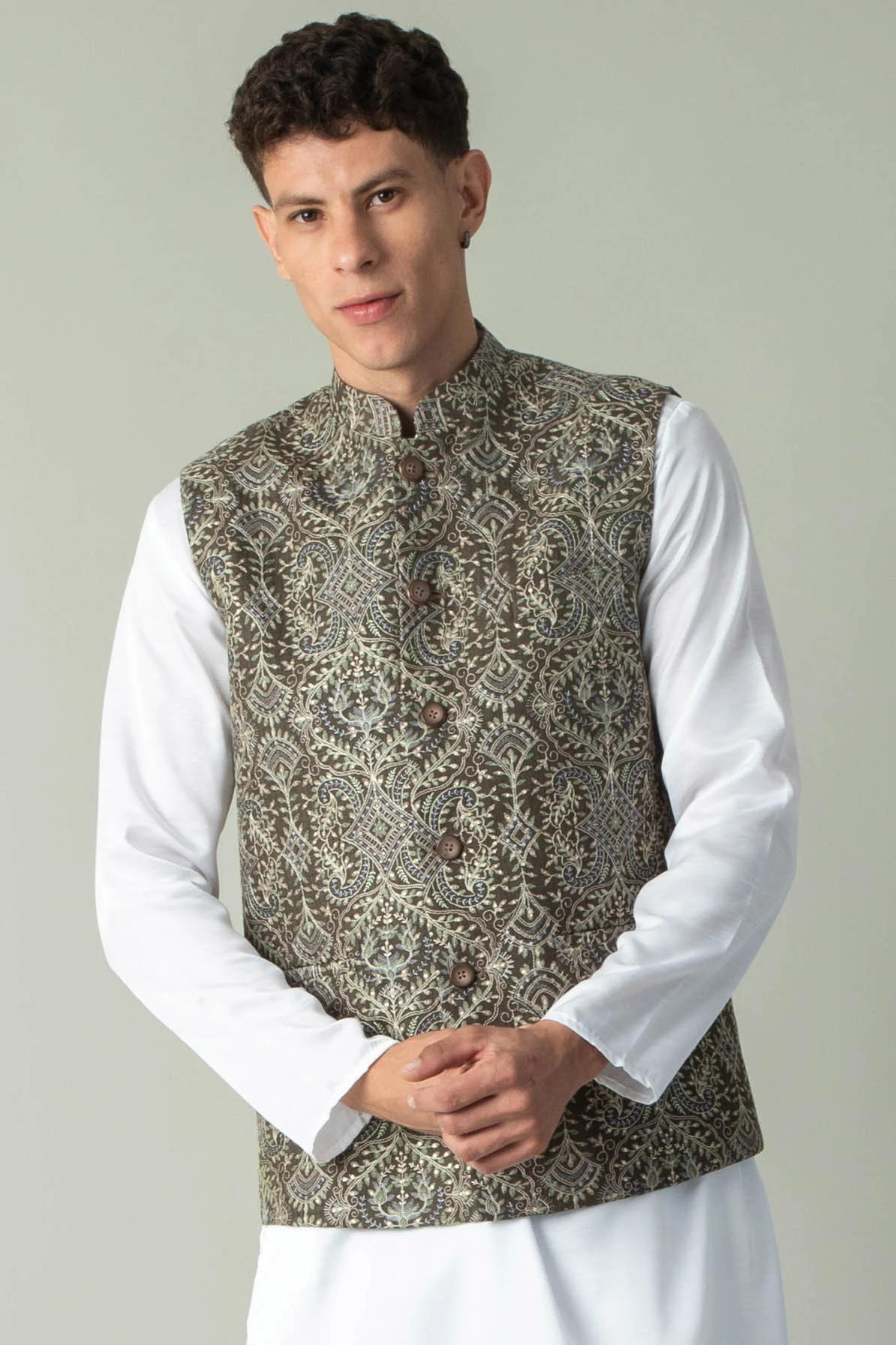 MLS EMBROIDERED JAWAHAR JACKET