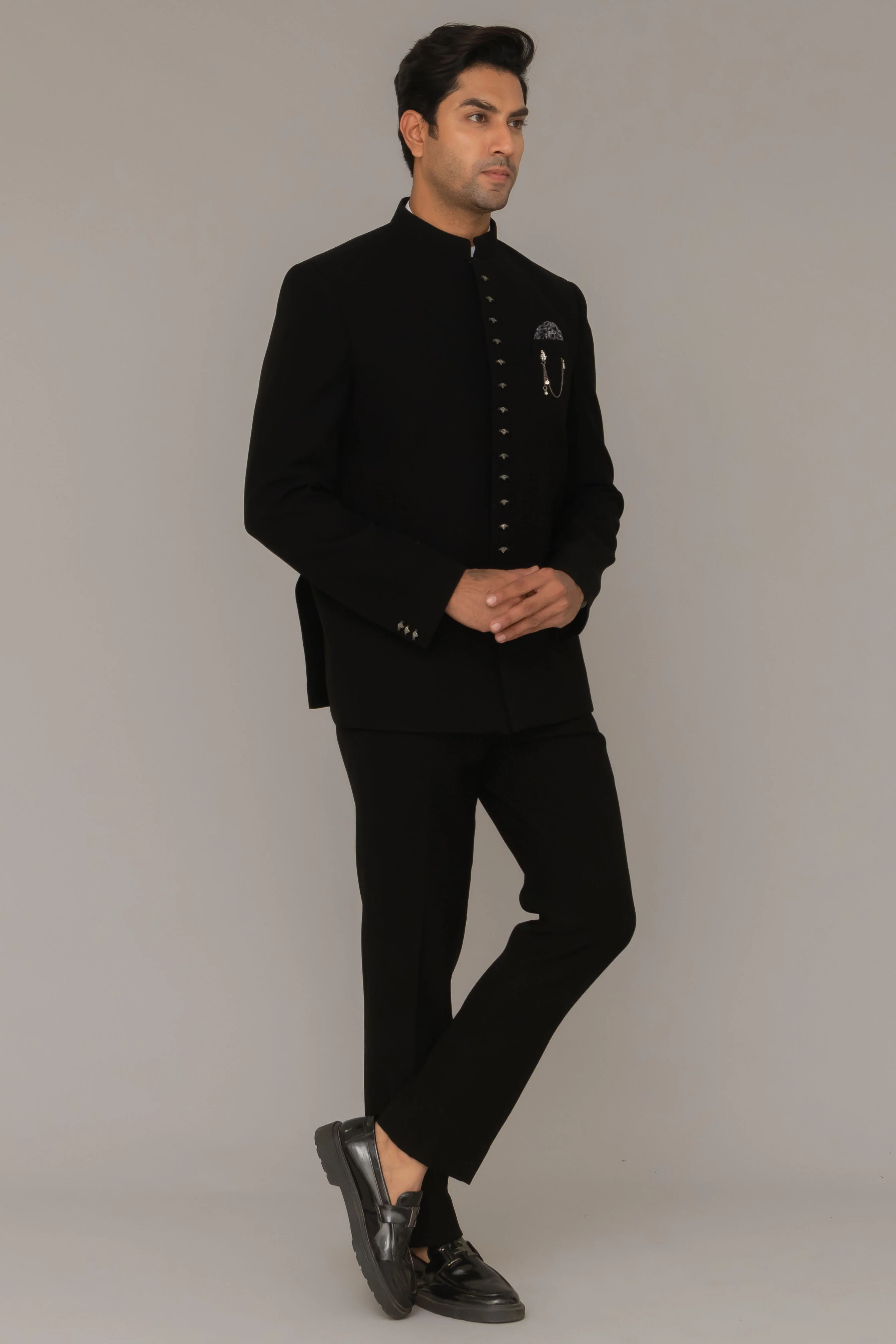 MLS PLAIN JODHPURI SUIT