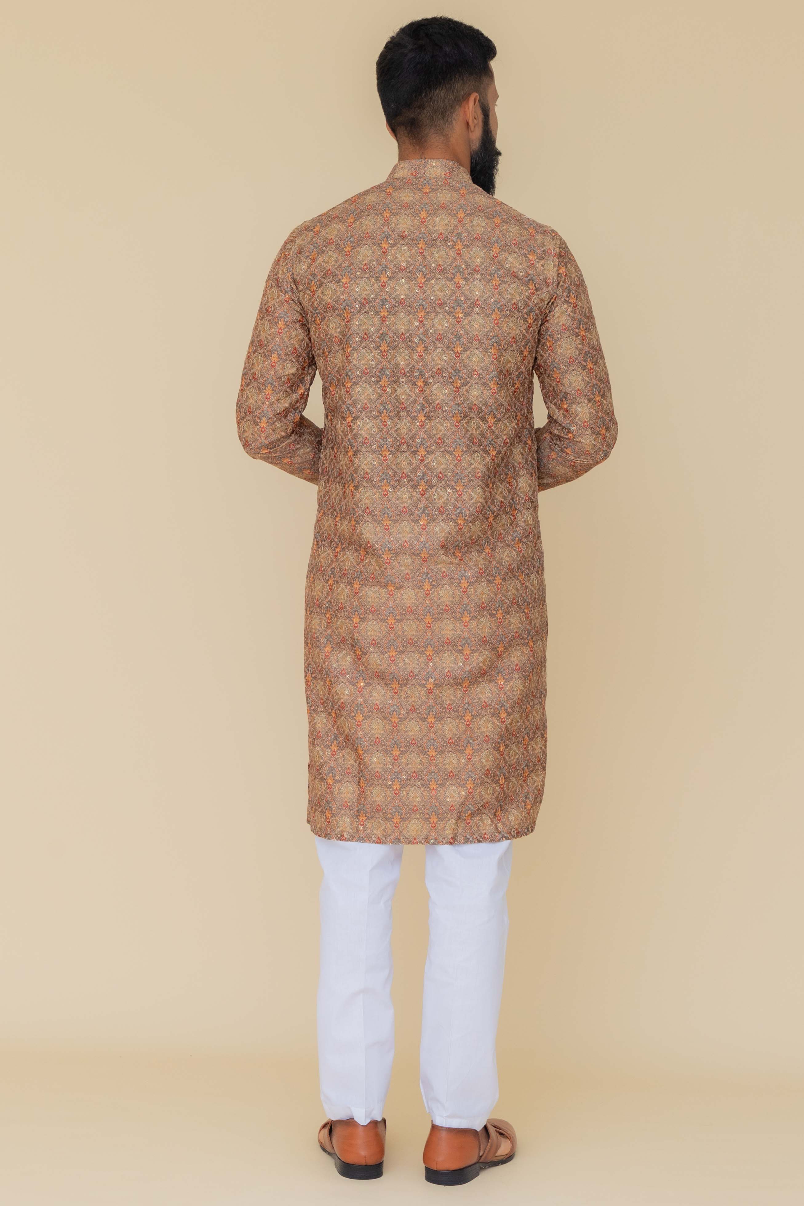 MLS PRINTED KURTA PAJAMA
