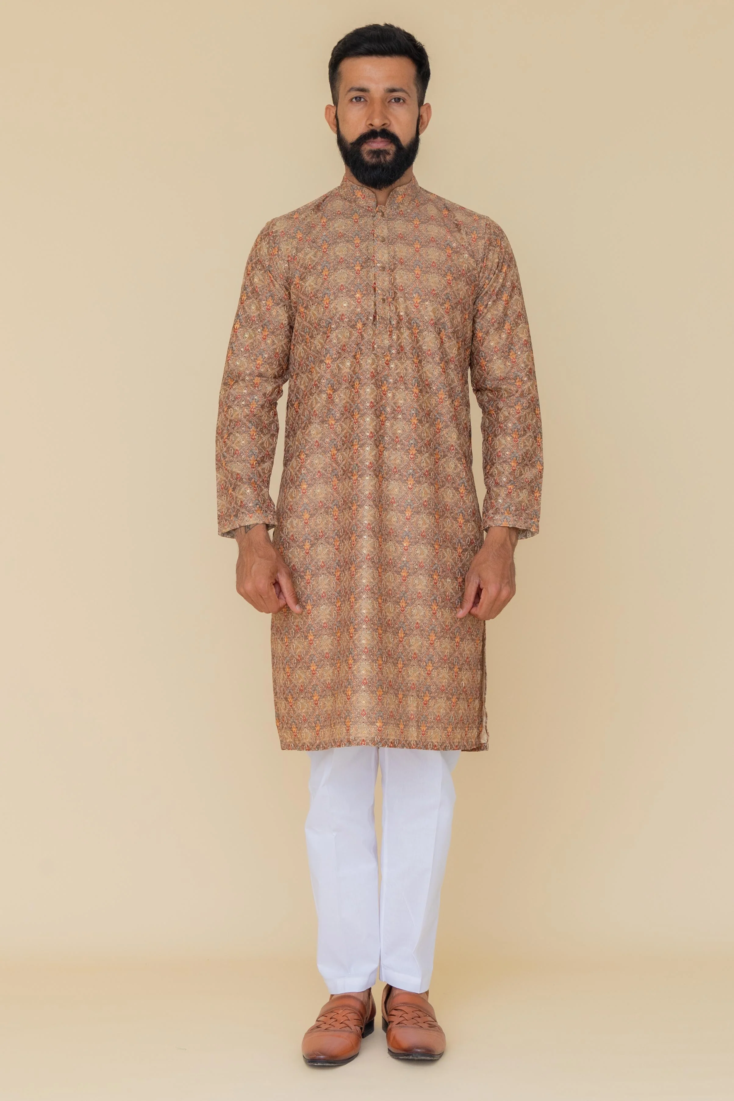 MLS PRINTED KURTA PAJAMA
