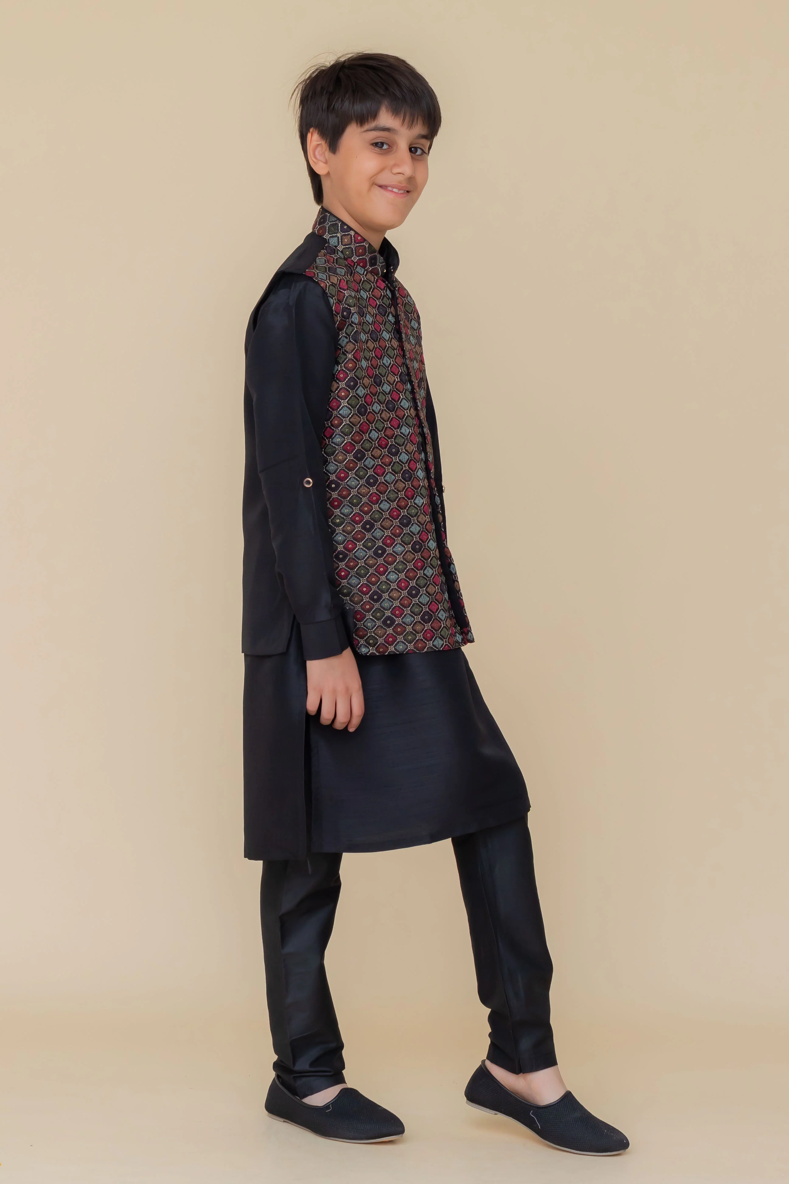 MLS KIDS KURTA JAWAHAR SET