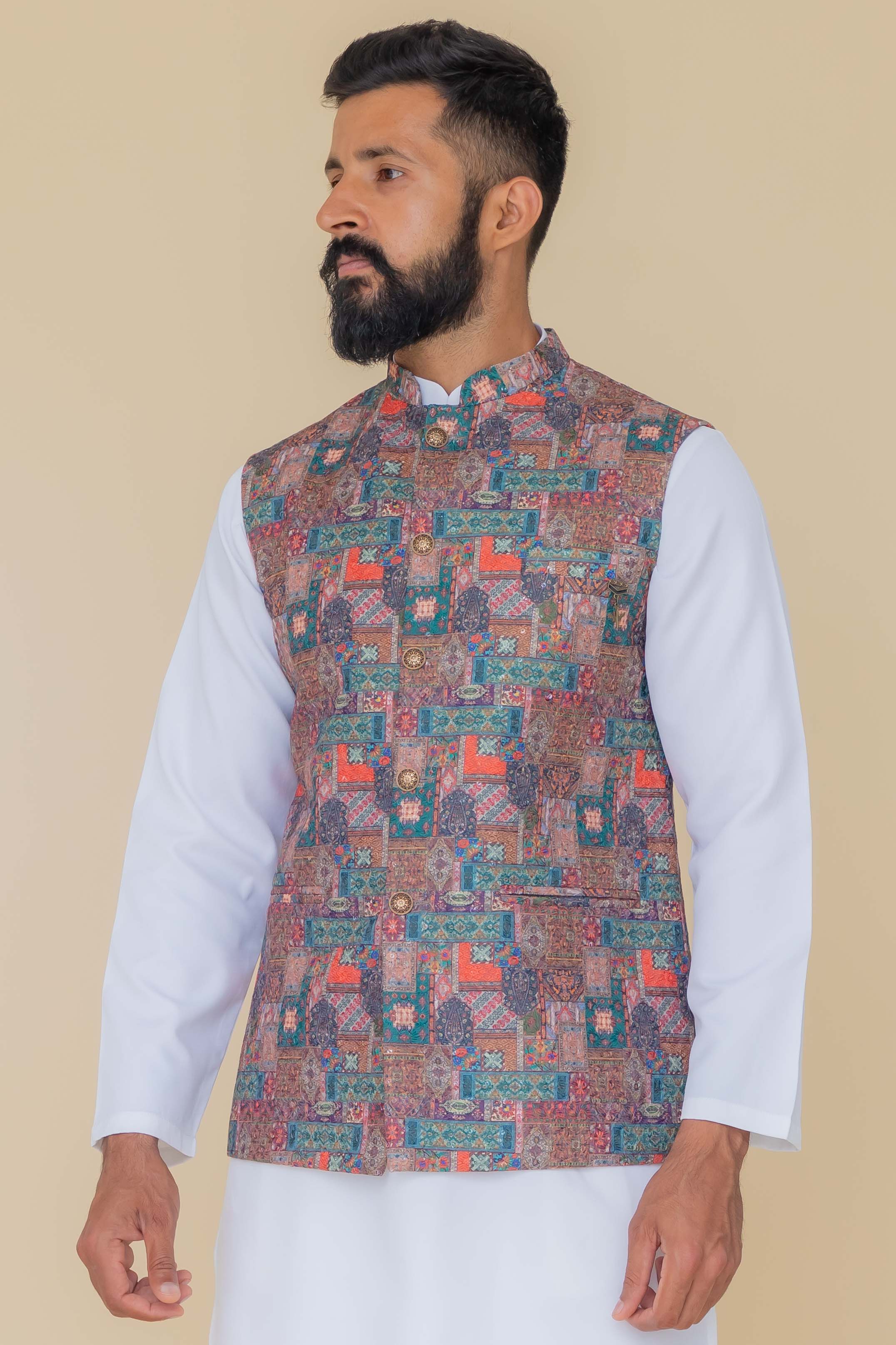 MLS EMBROIDERED JAWAHAR JACKET