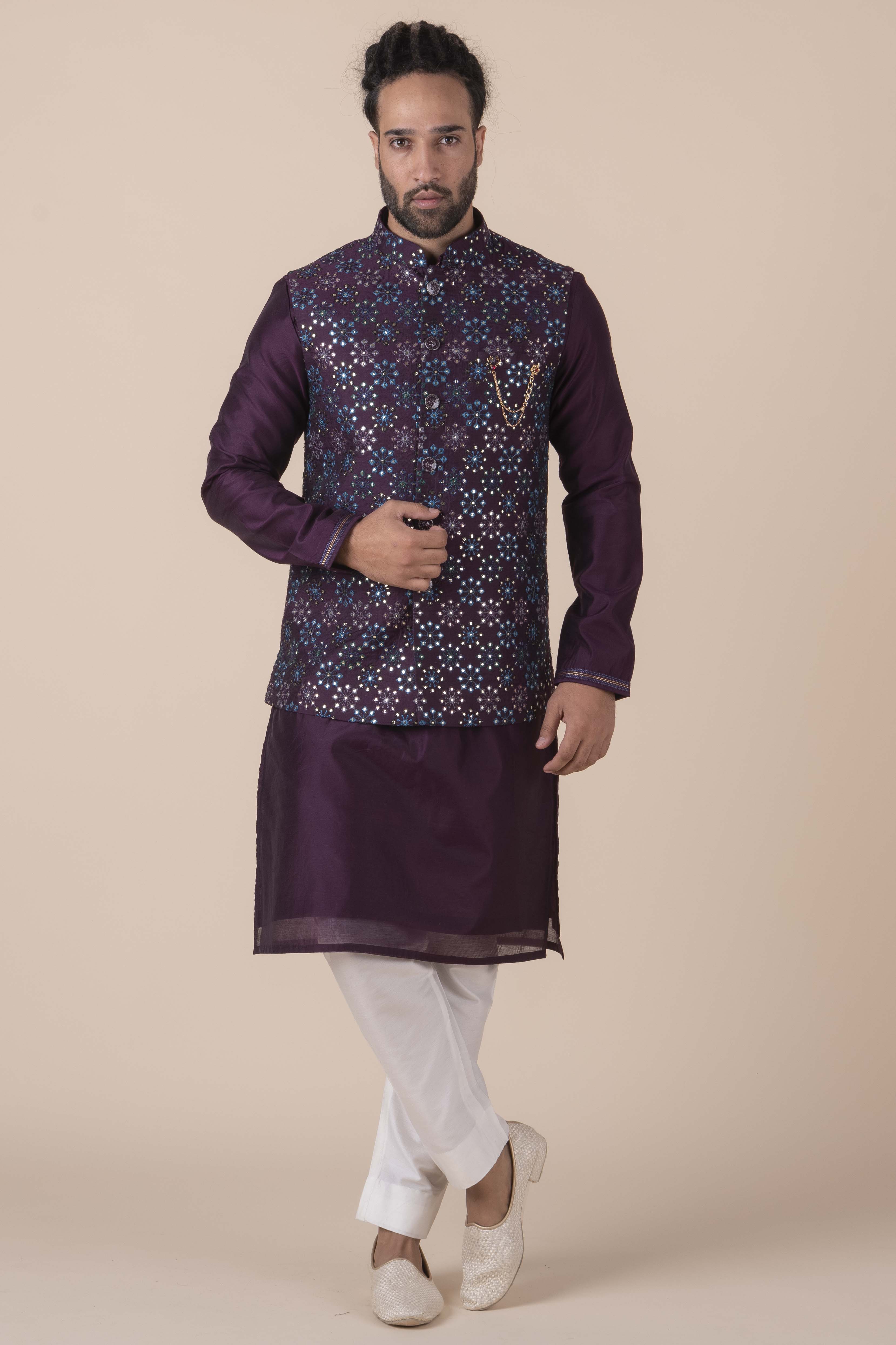 MLS KURTA JAWAHAR SET