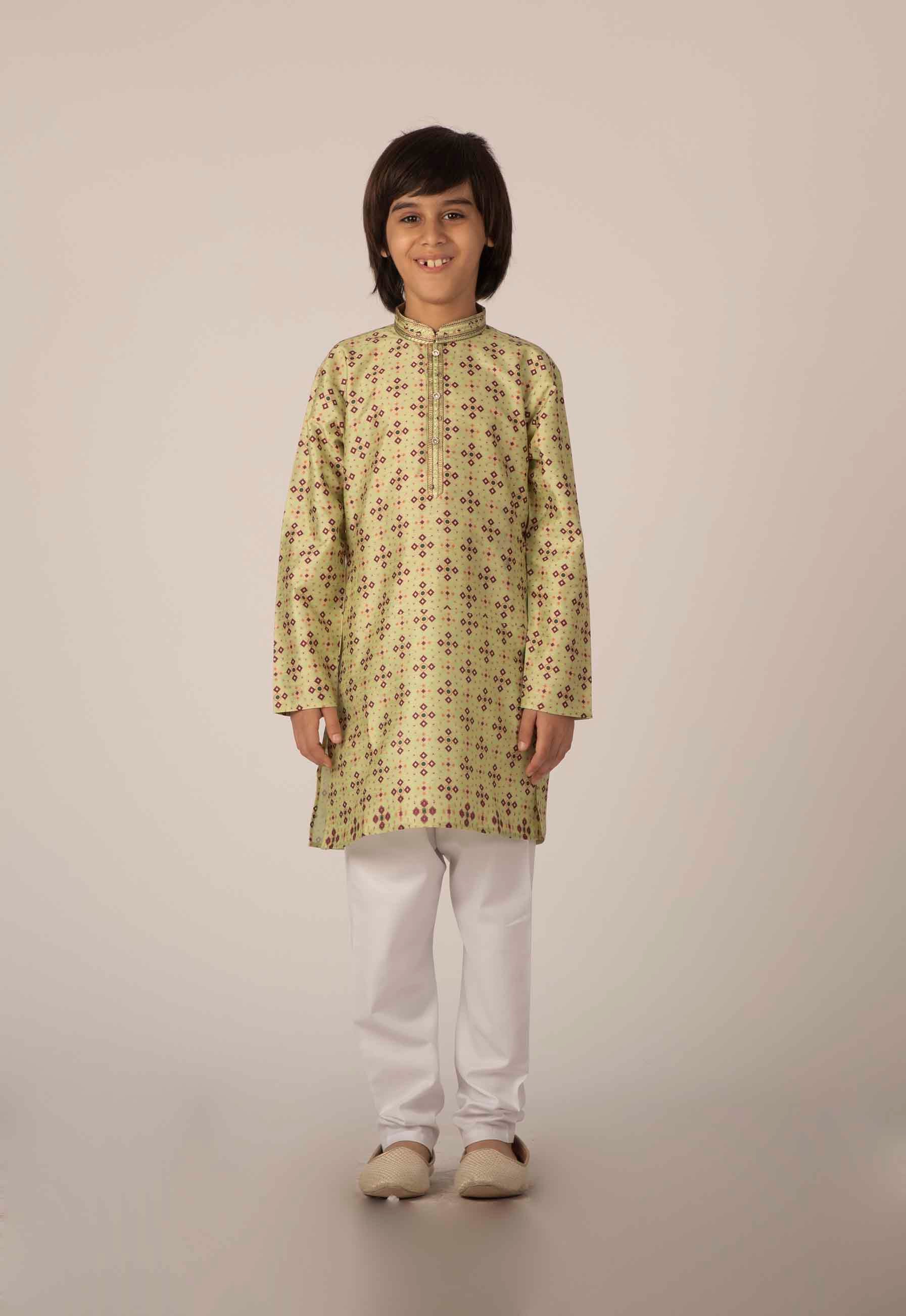 MLS KIDS KURTA PAJAMA PRINTED