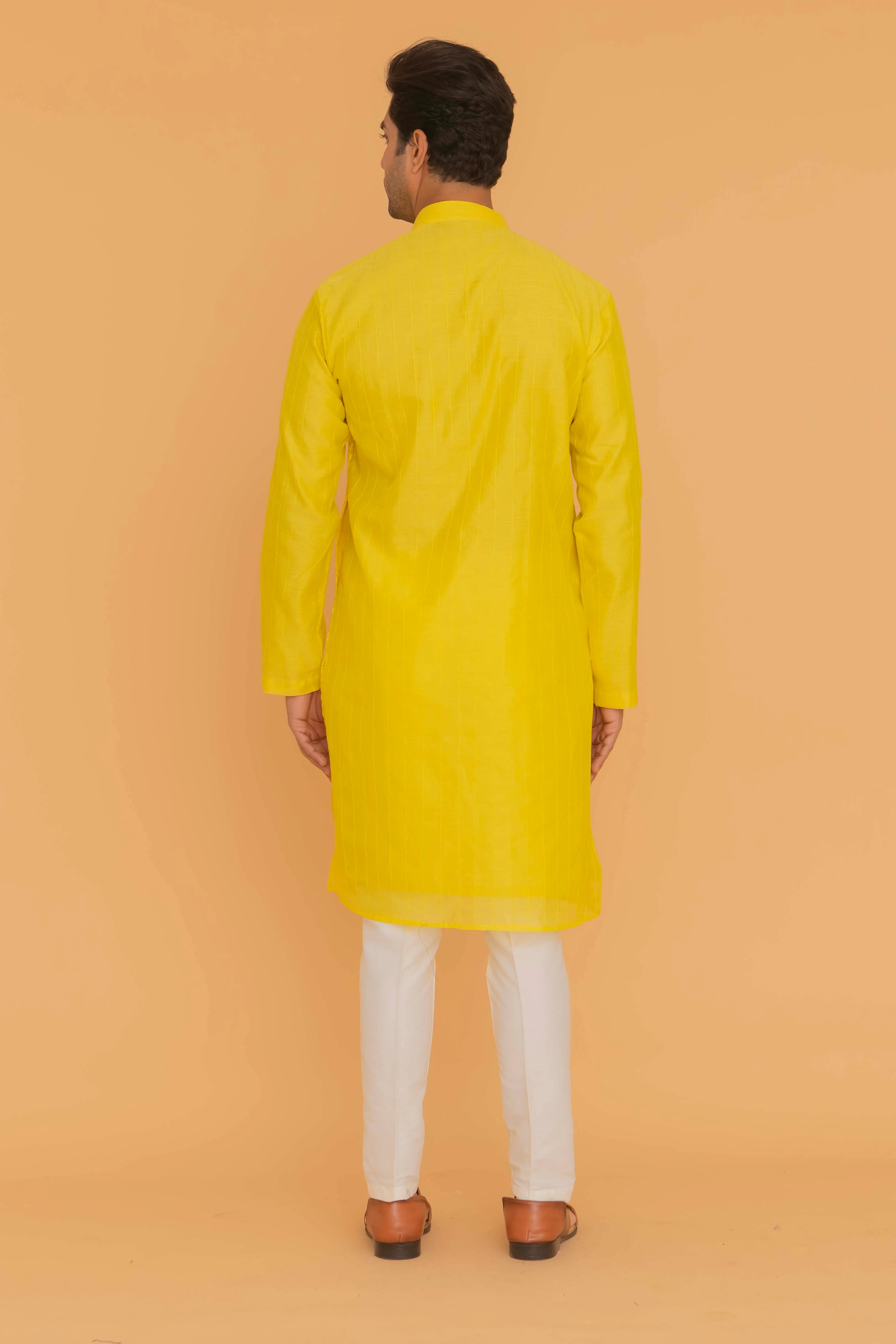 MLS EMBROIDERED KURTA PAJAMA