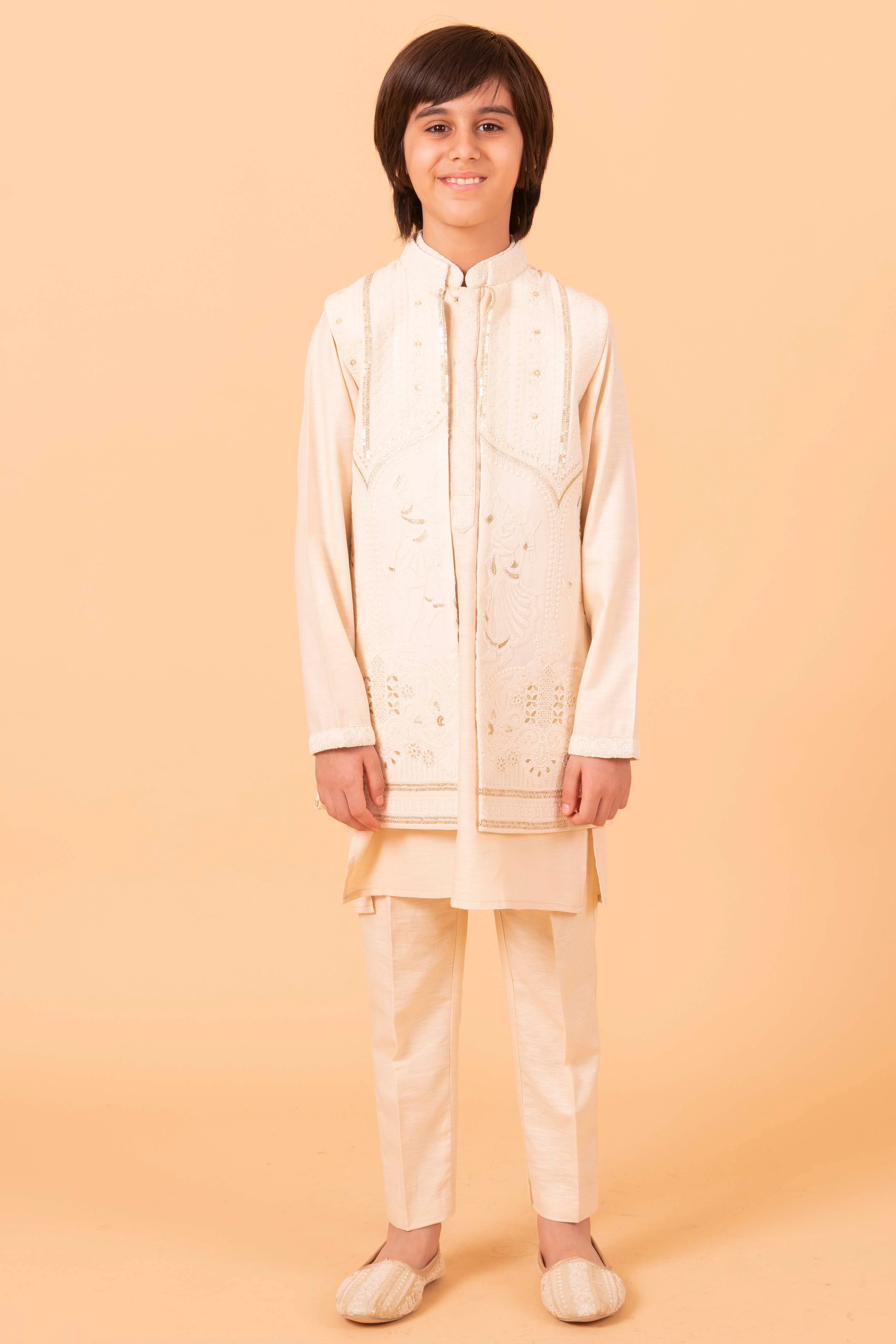 MLS KIDS KURTA JAWAHAR SET