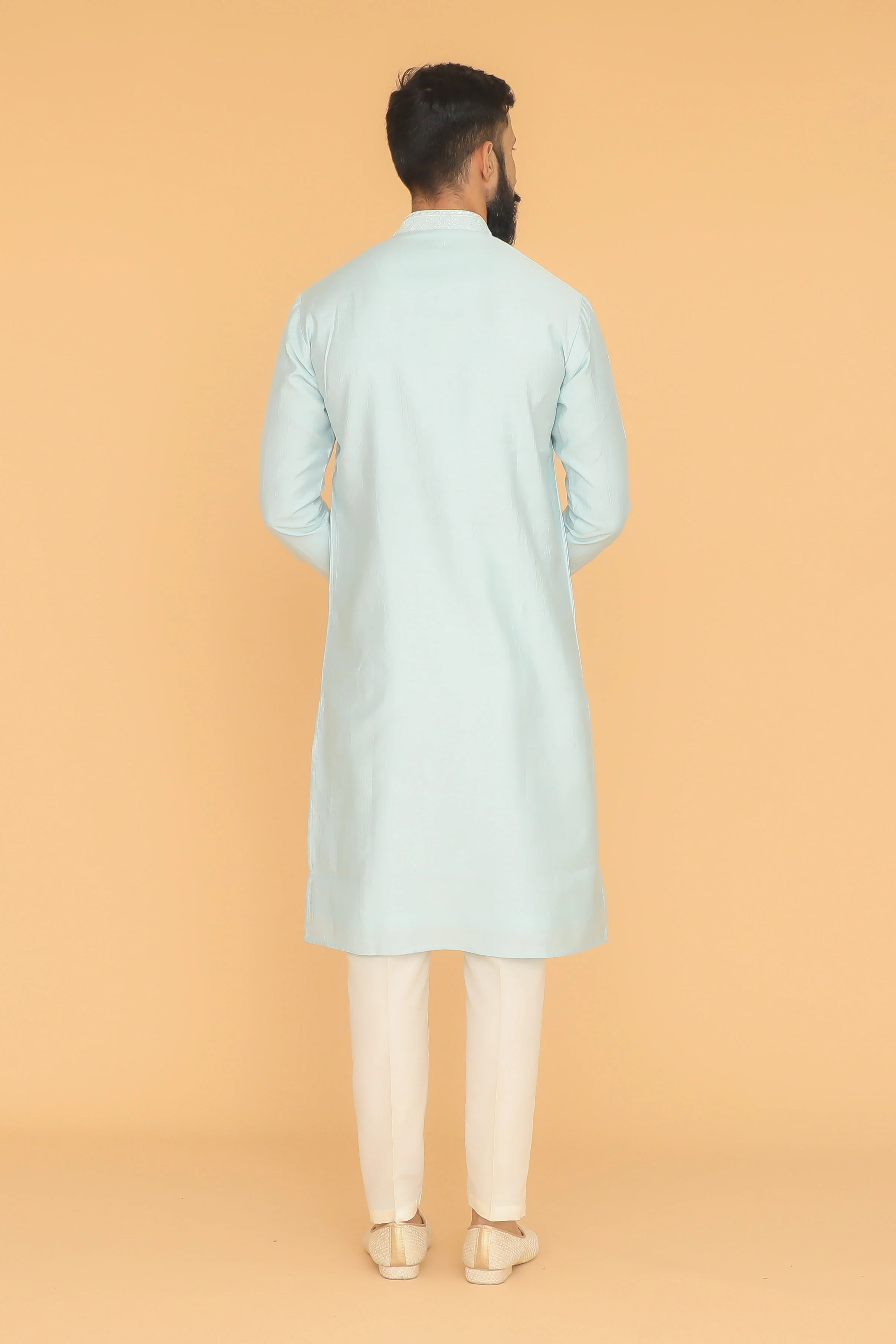 MLS EMBROIDERED KURTA PAJAMA